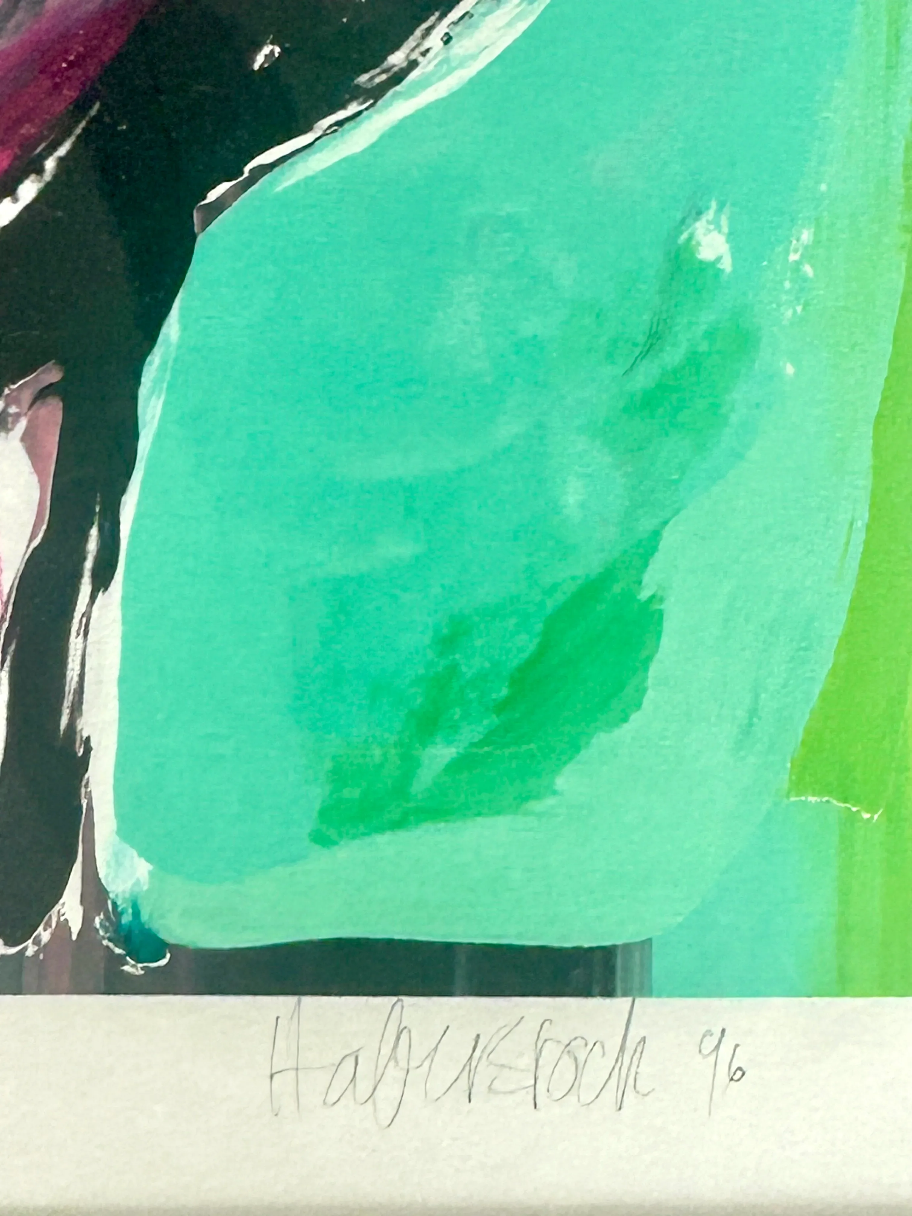Christine Haberstock — Untitled Monoprint #1, 1996