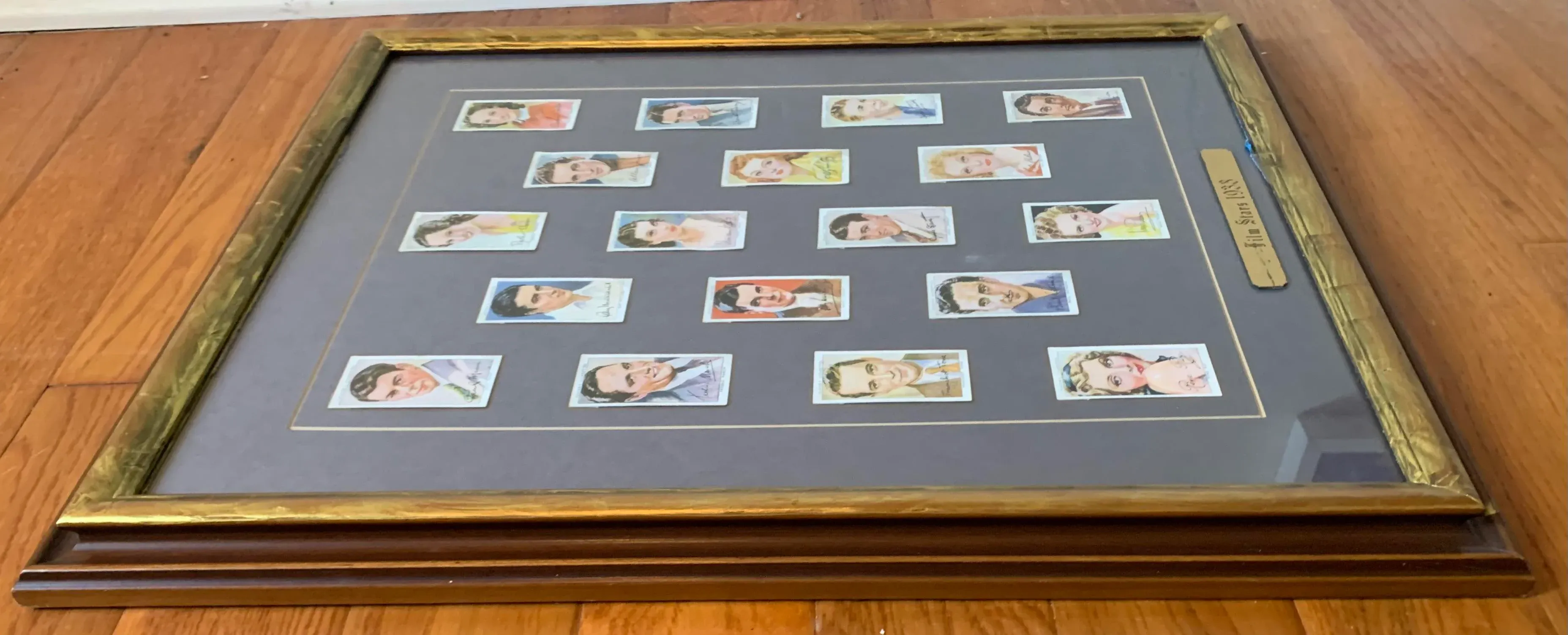 players cigarette cards framed 1930s Vintage Players Cigarette Cards in Glass Frame