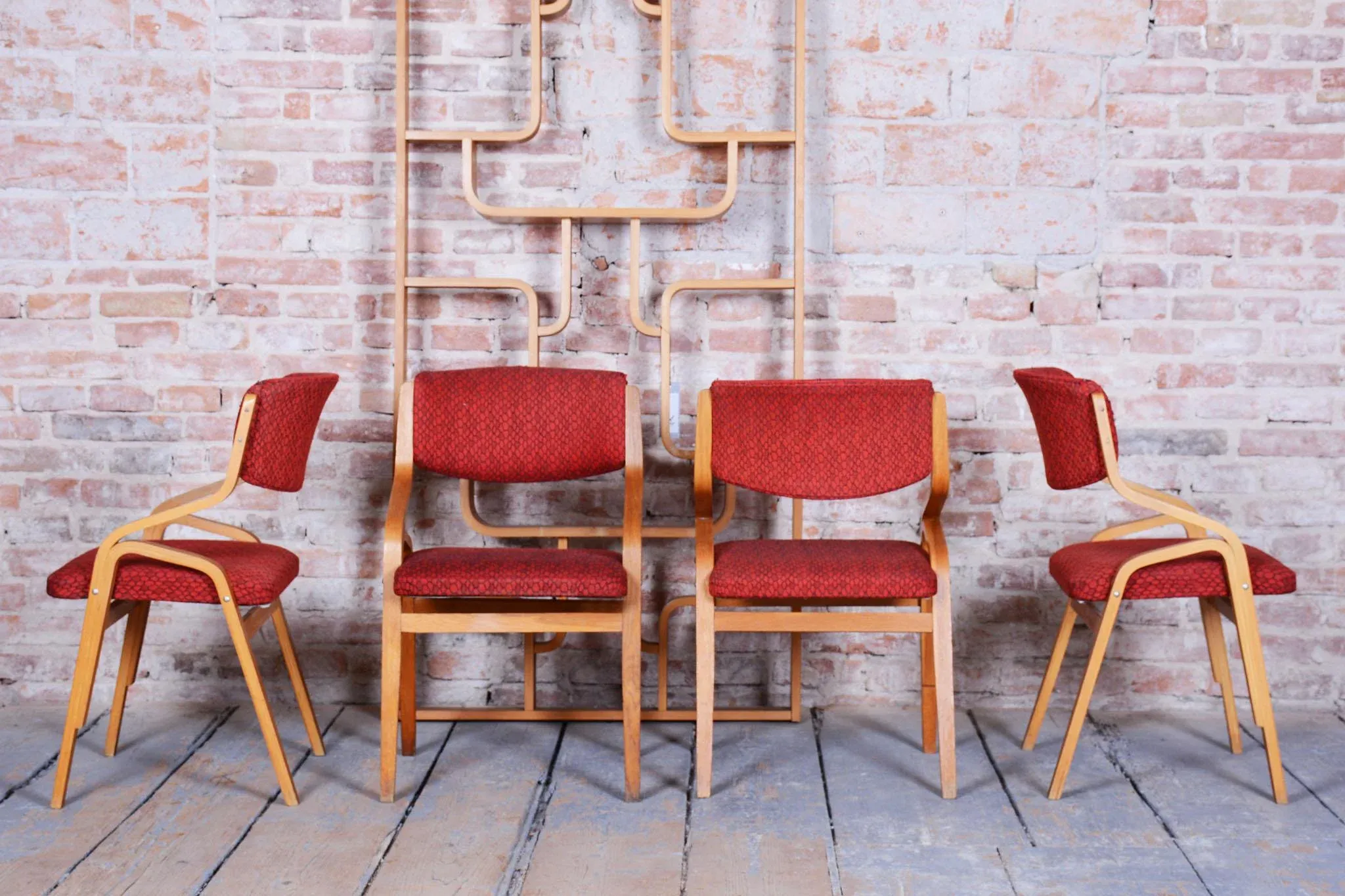 Mid-Century Czech Chair in Maple attributed to Ludvik Volak for