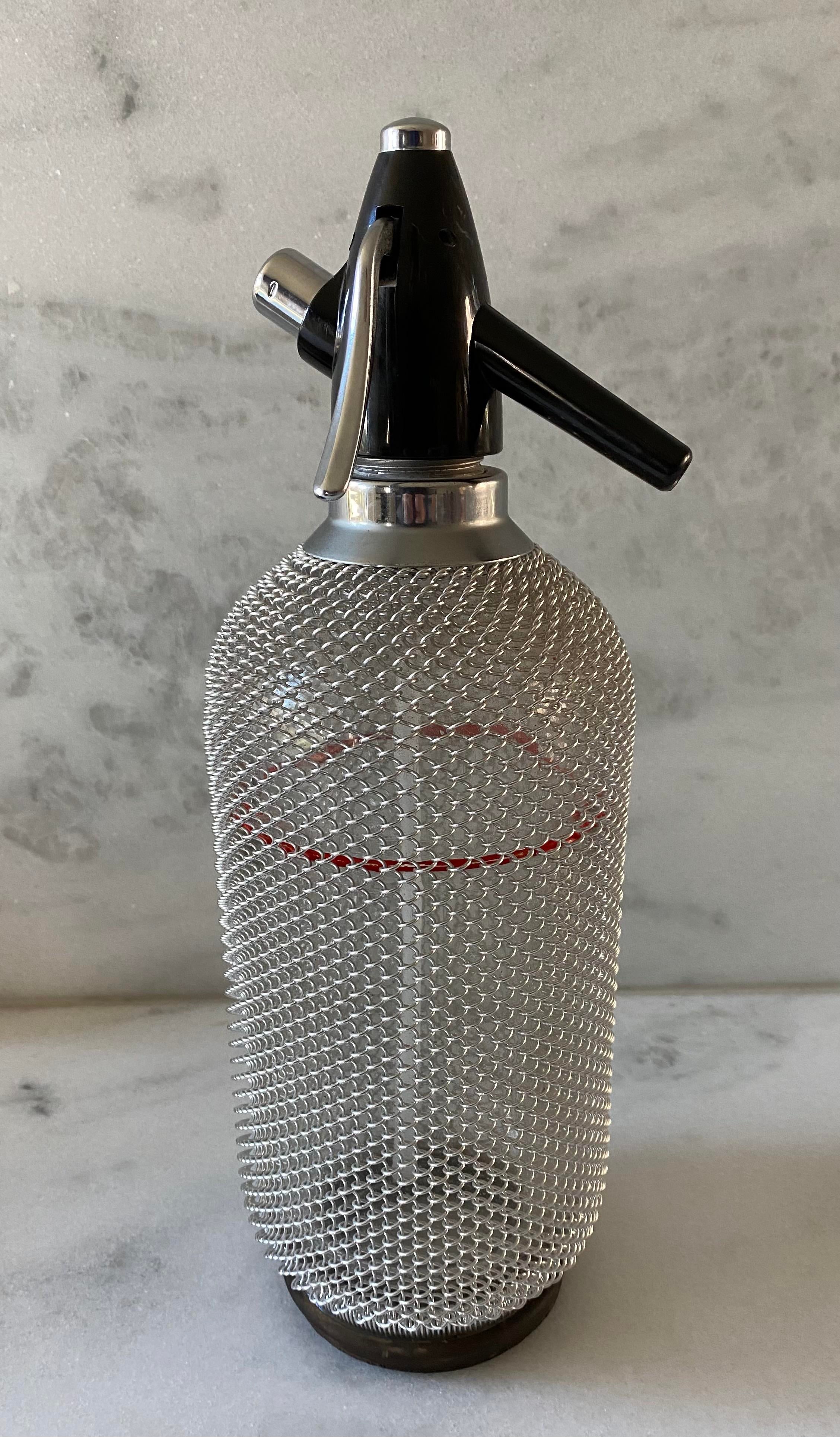 Vintage Soda Siphon Seltzer Glass Bottle - Merkuria Syphon