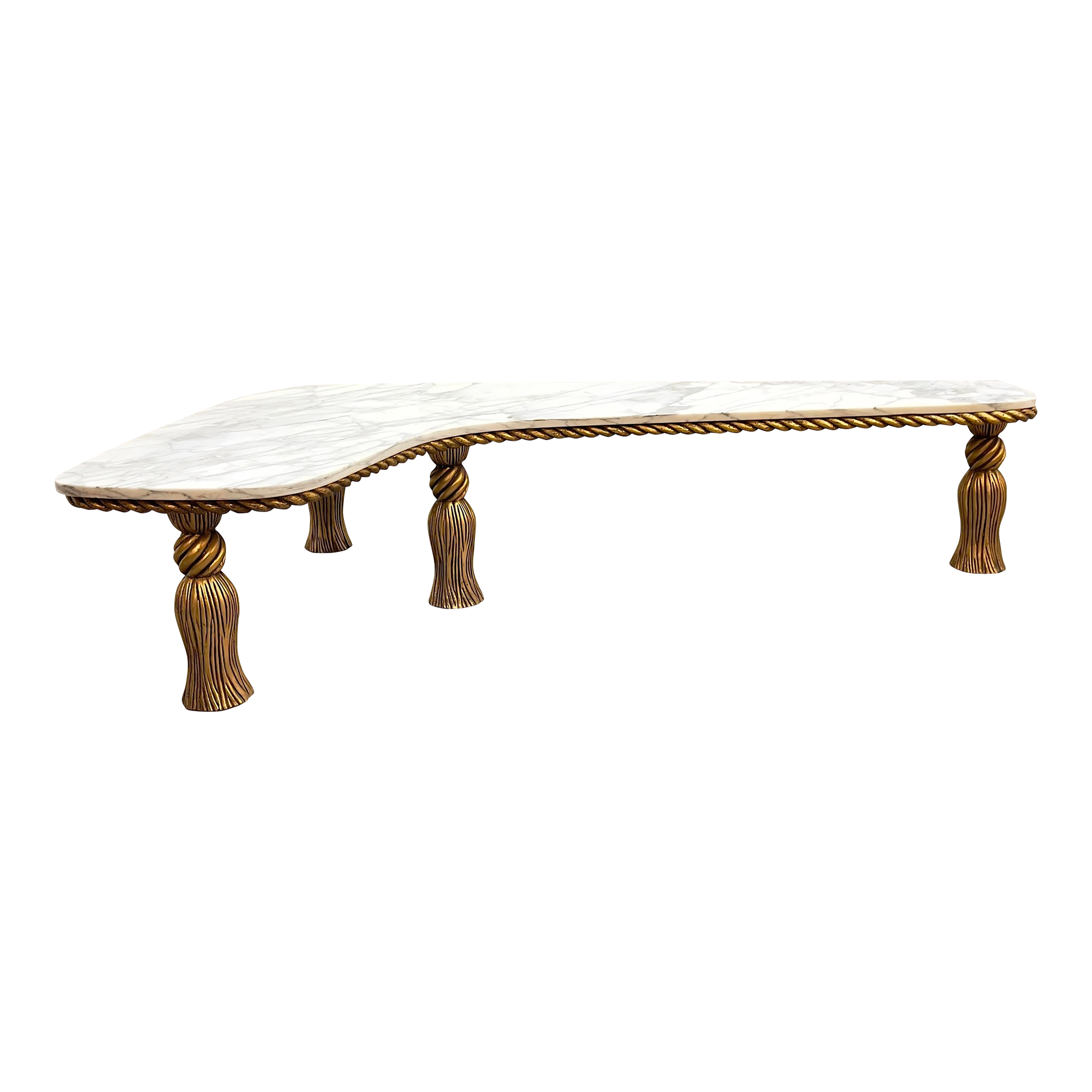 Hollywood Regency Coffee Table | Chairish