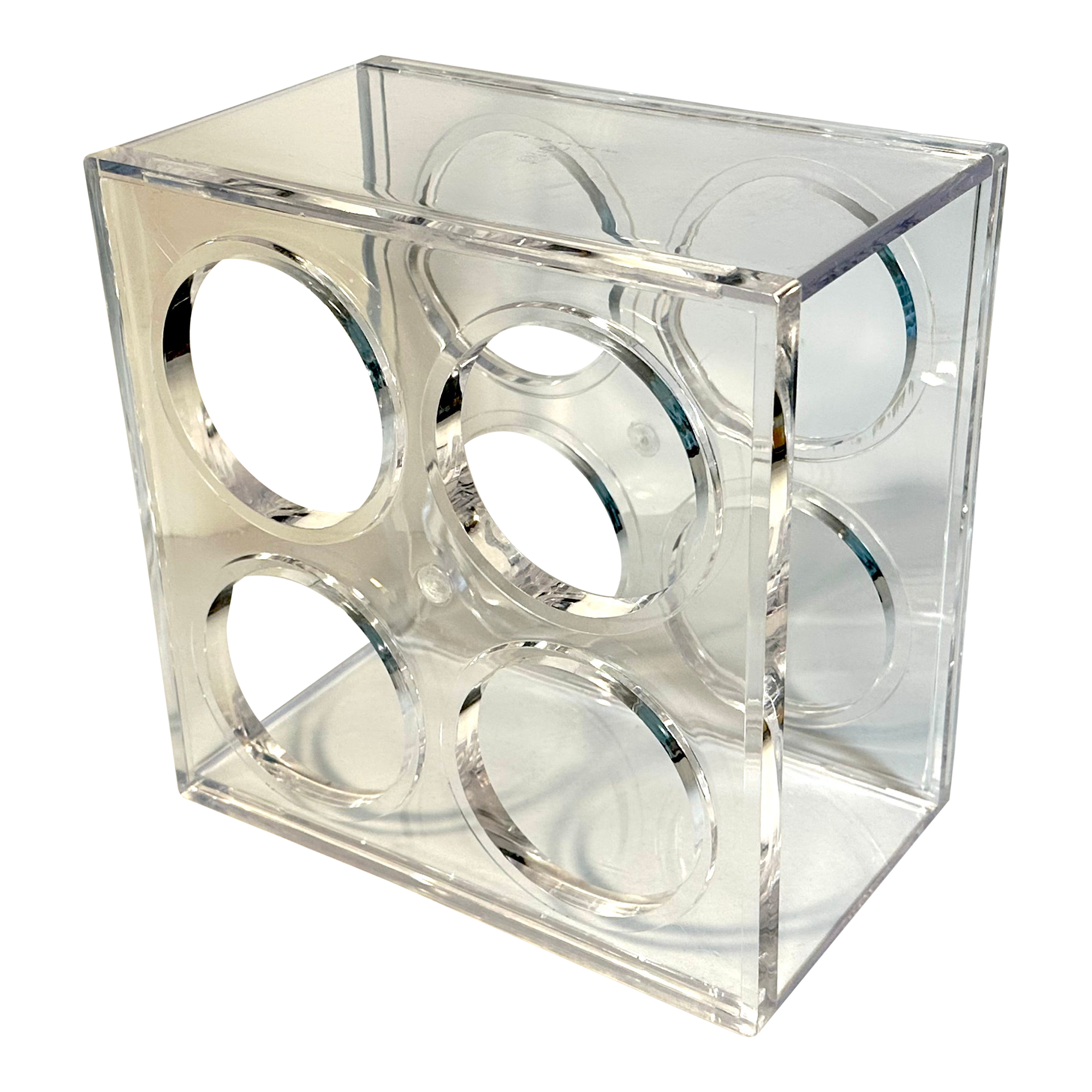 Lucite wine holder hot sale