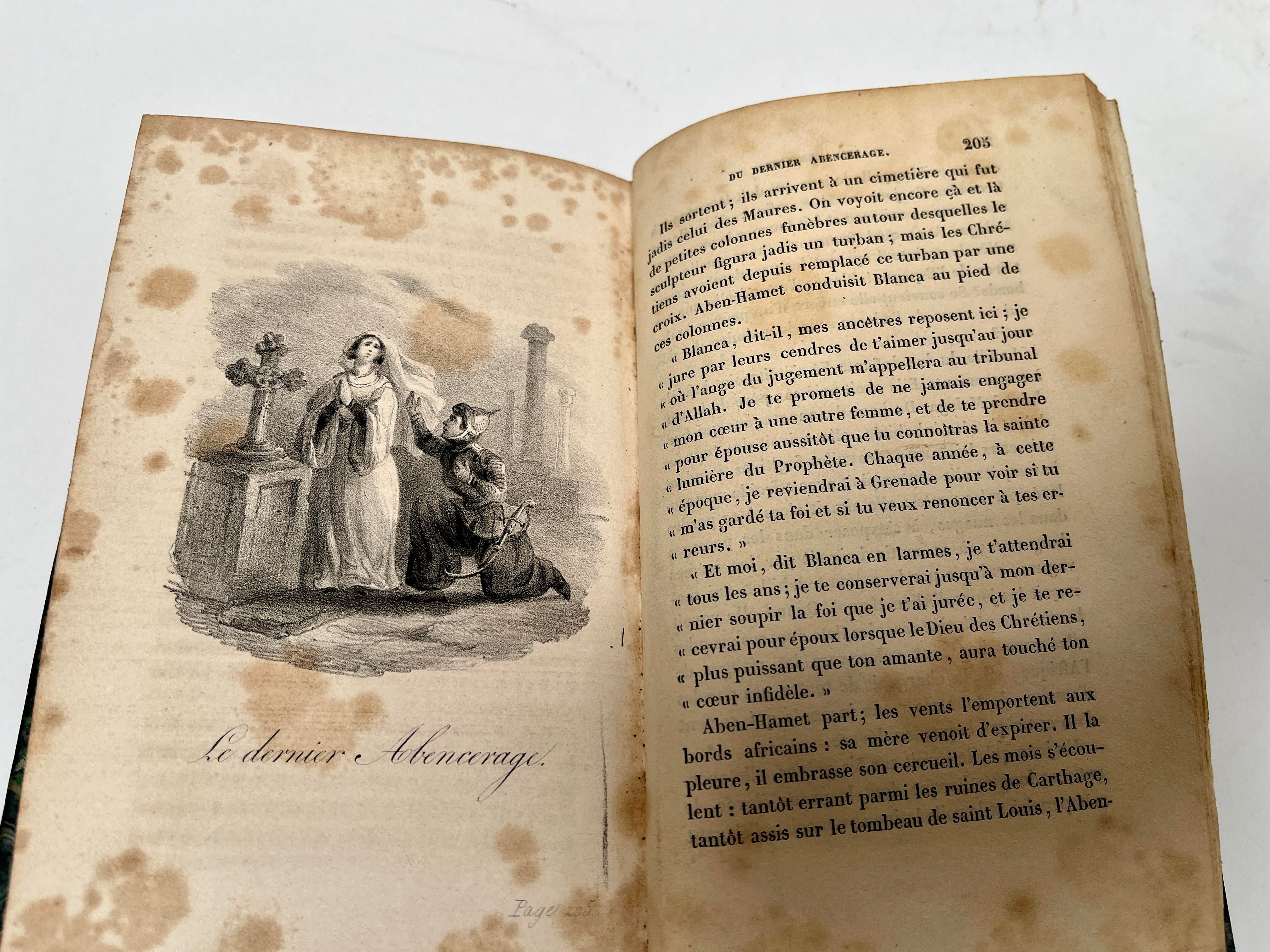 アンティーク雑貨 Old French Books 1830. Vintage French Books 1800s & 1900s Decorative Leather