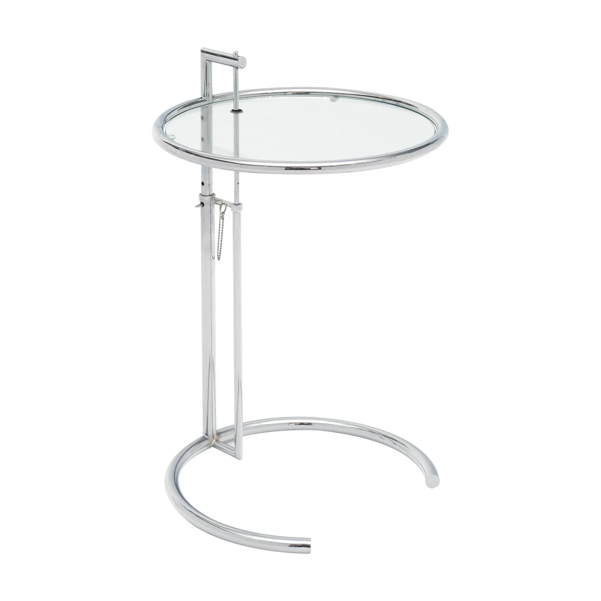 Eileen Gray's E-1027 Chrome Side Table | Chairish