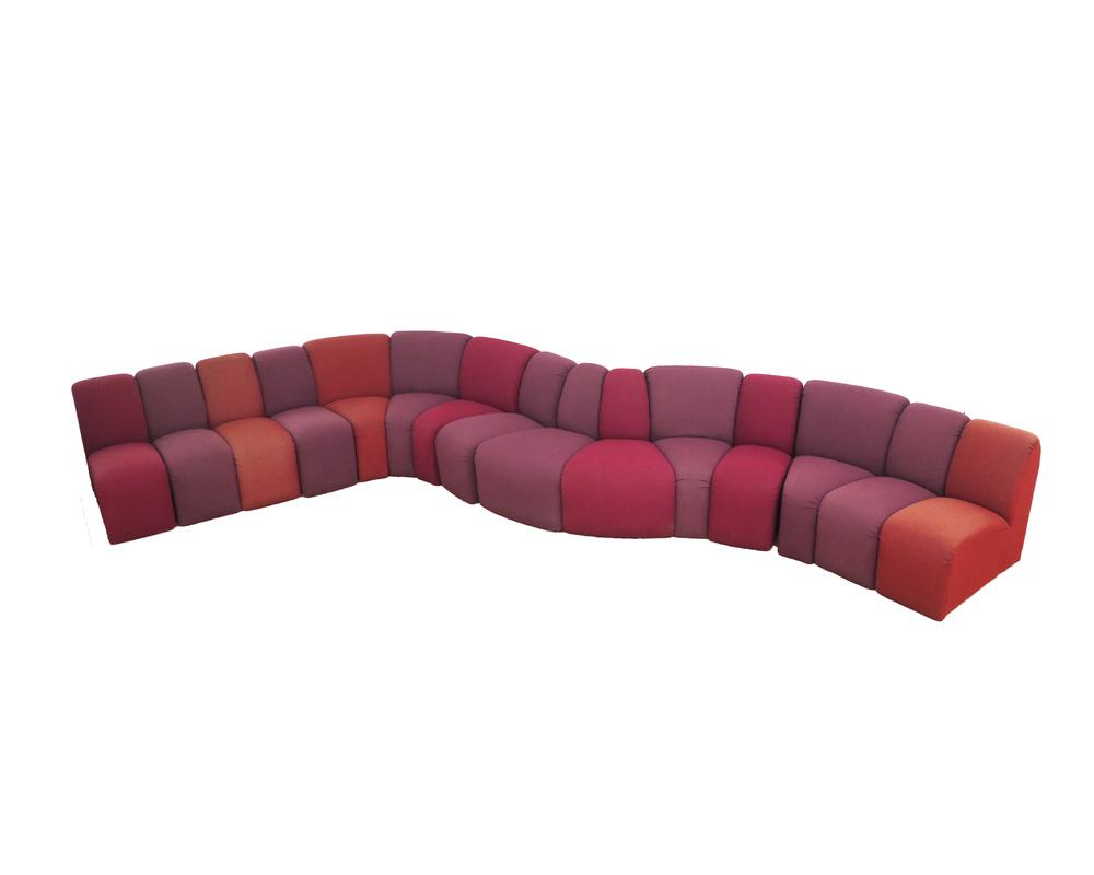 Mississippi Lounge Sofa by the Artifort Group for Artifort, 1970s, Set of 15
