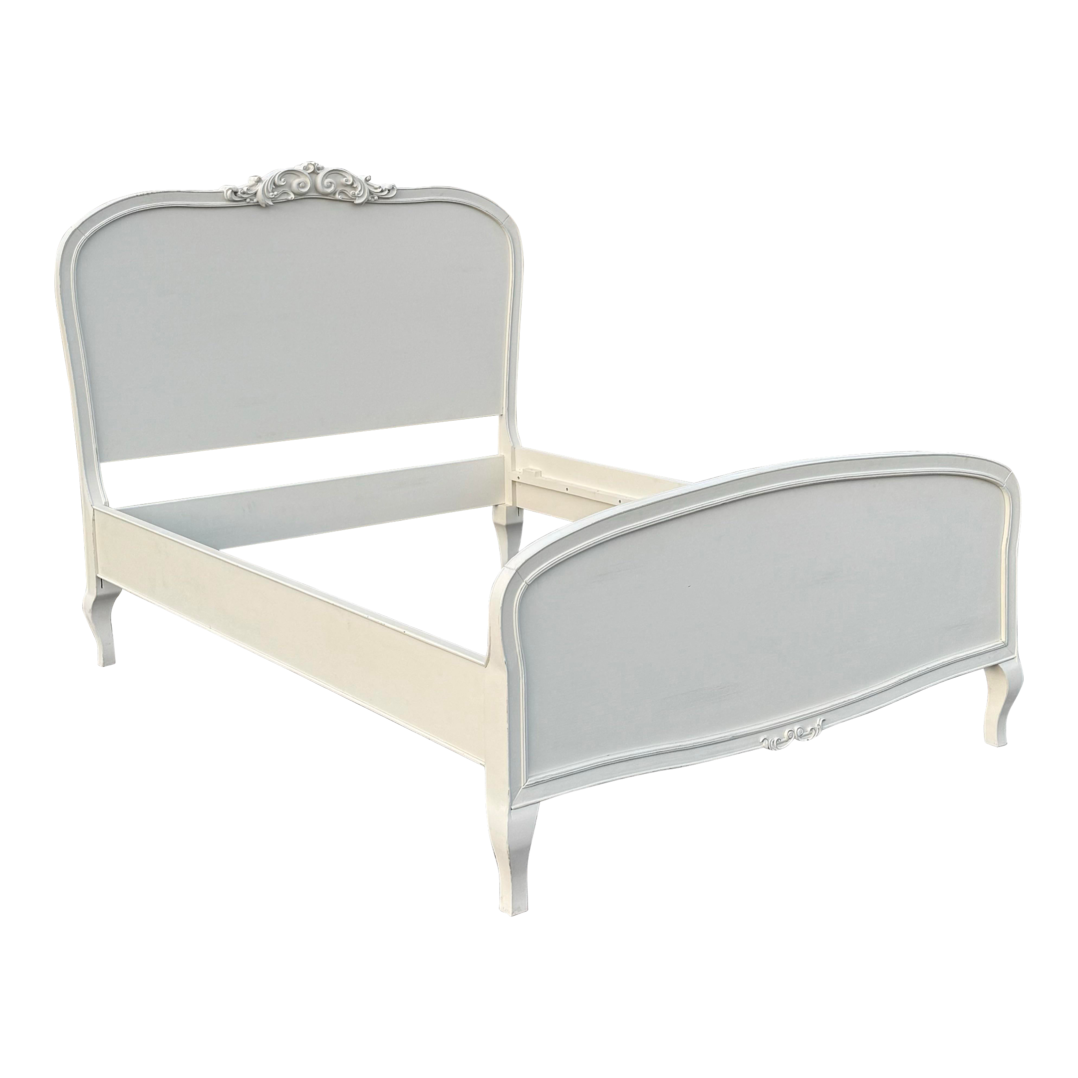 Pottery Barn Carved Painted Farmhouse Bed Full Size Chairish