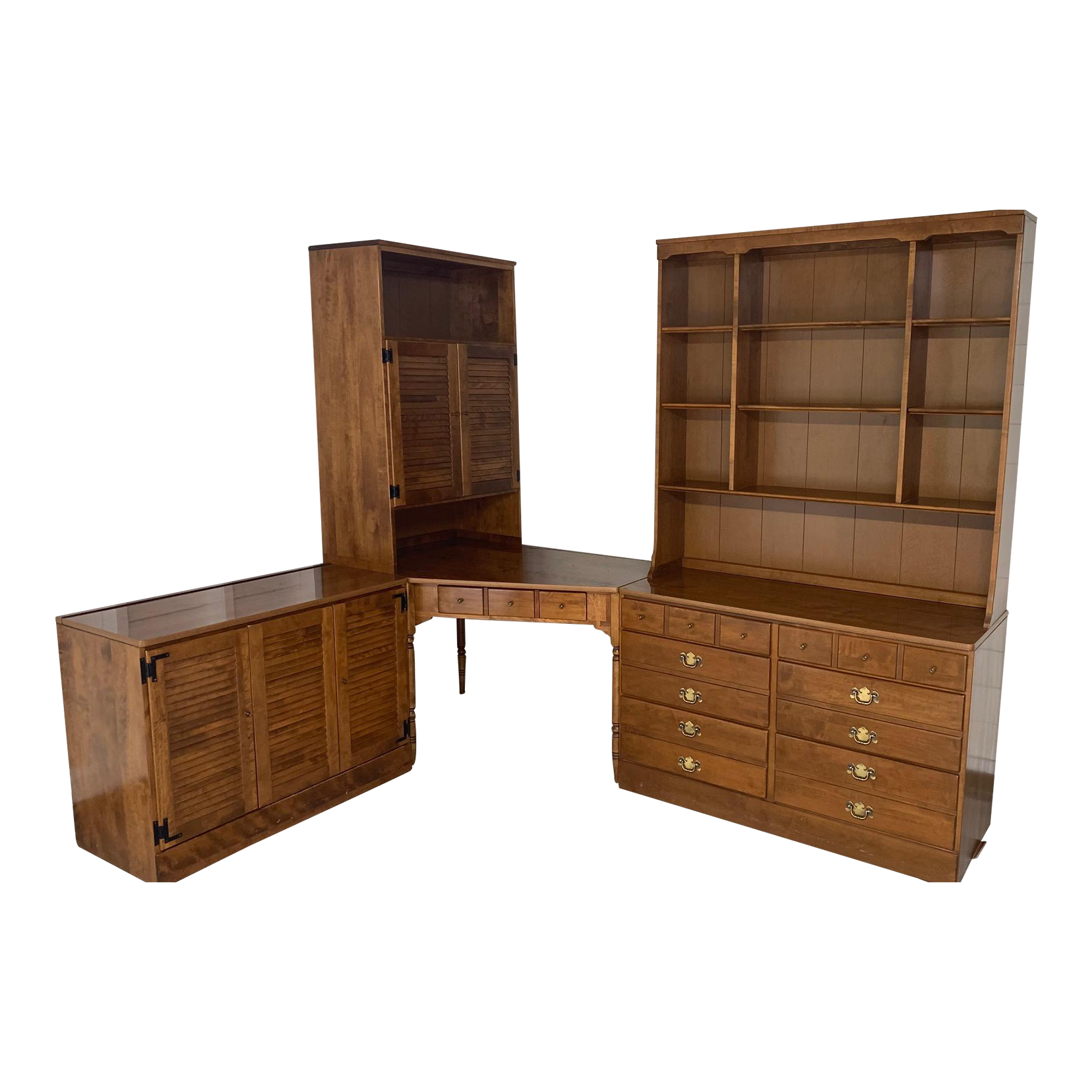 1970s Ethan Allen Custom Room Plan Set of 5 Chairish