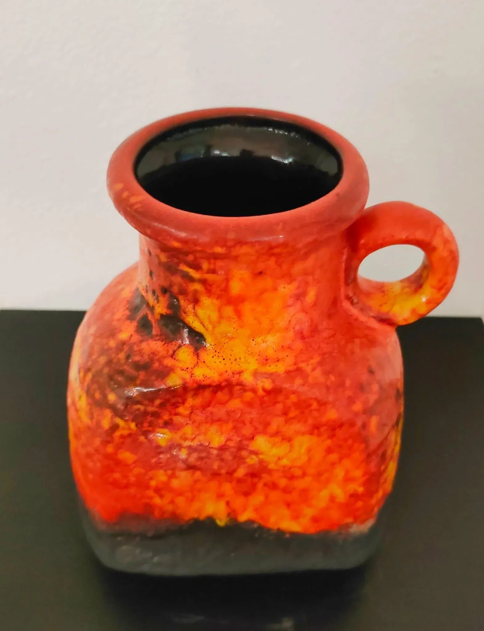 Fat Lava Vase from Carstens Tönnieshof, West Germany | Chairish