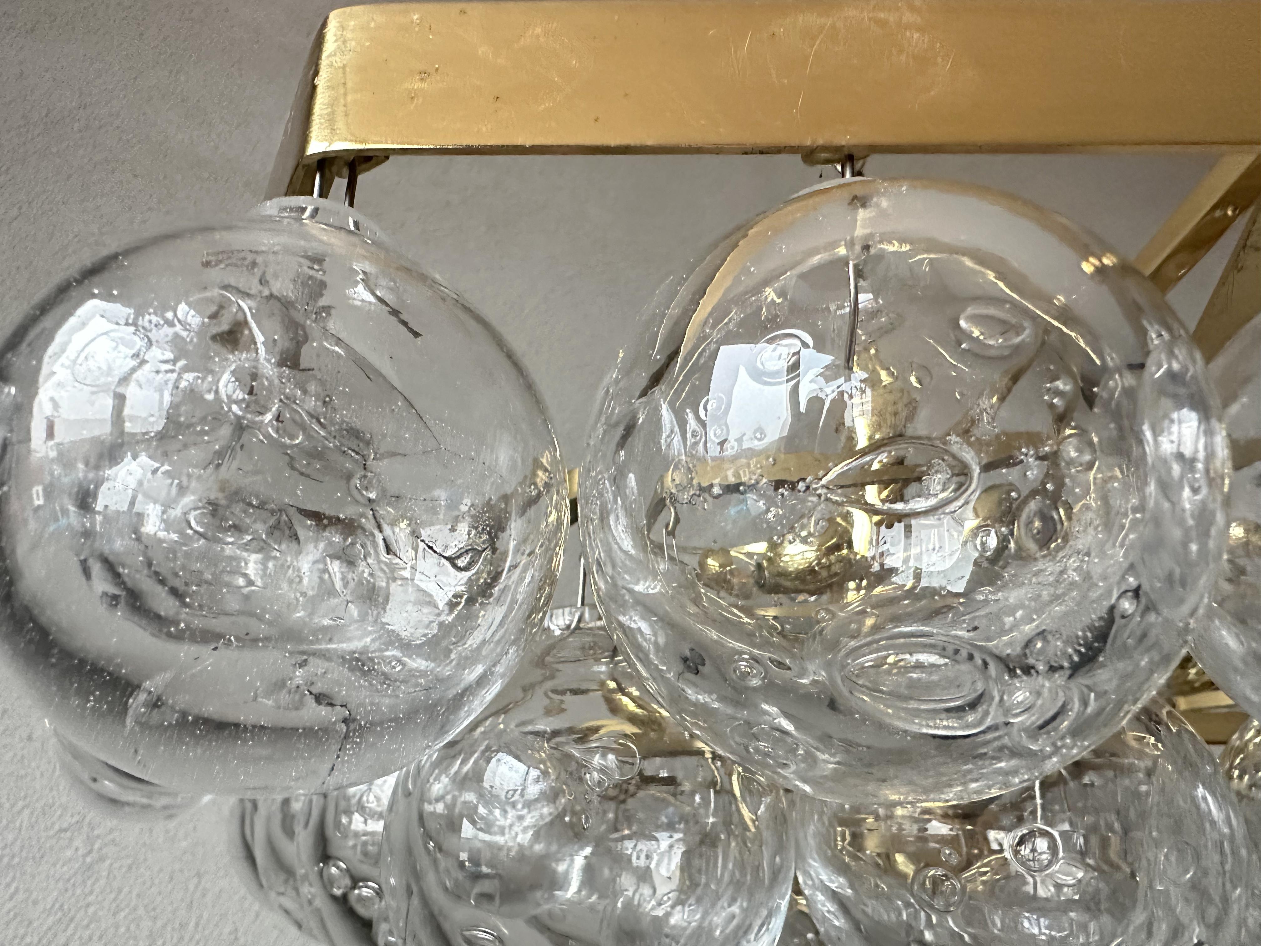 Vintage Murano Chandelier from Kaiser Leuchten, 1970s