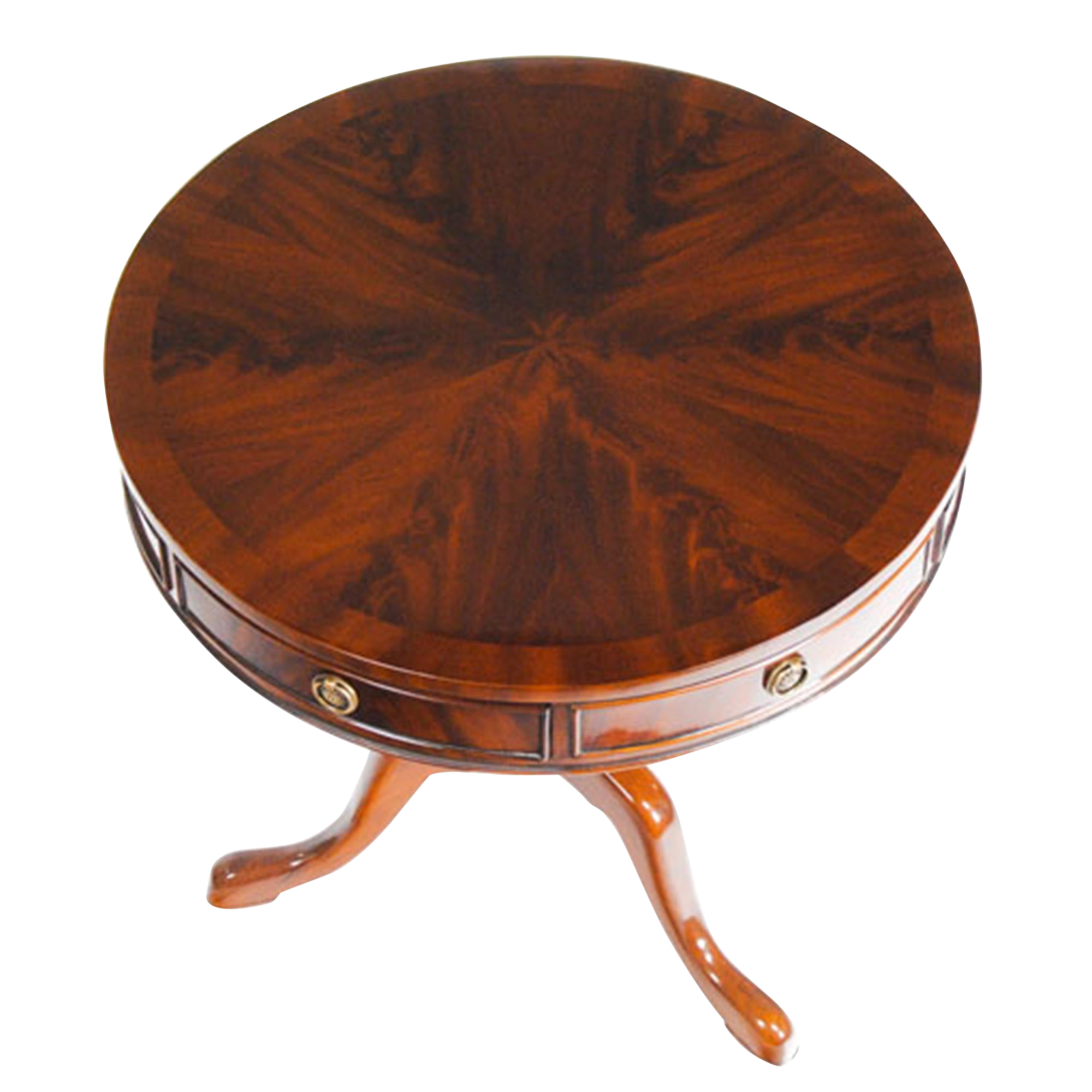Traditional Mahogany Mahogany Drum Table Chairish