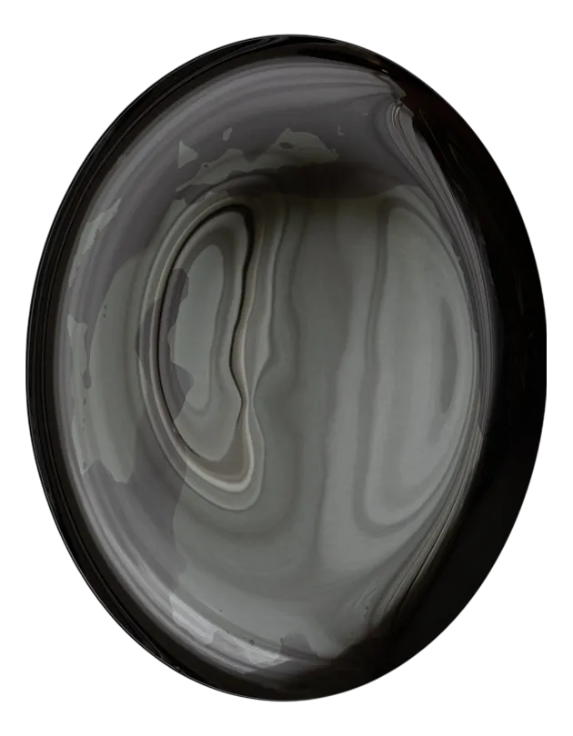 Dark Ghost Wall Mirror by Oom Glass