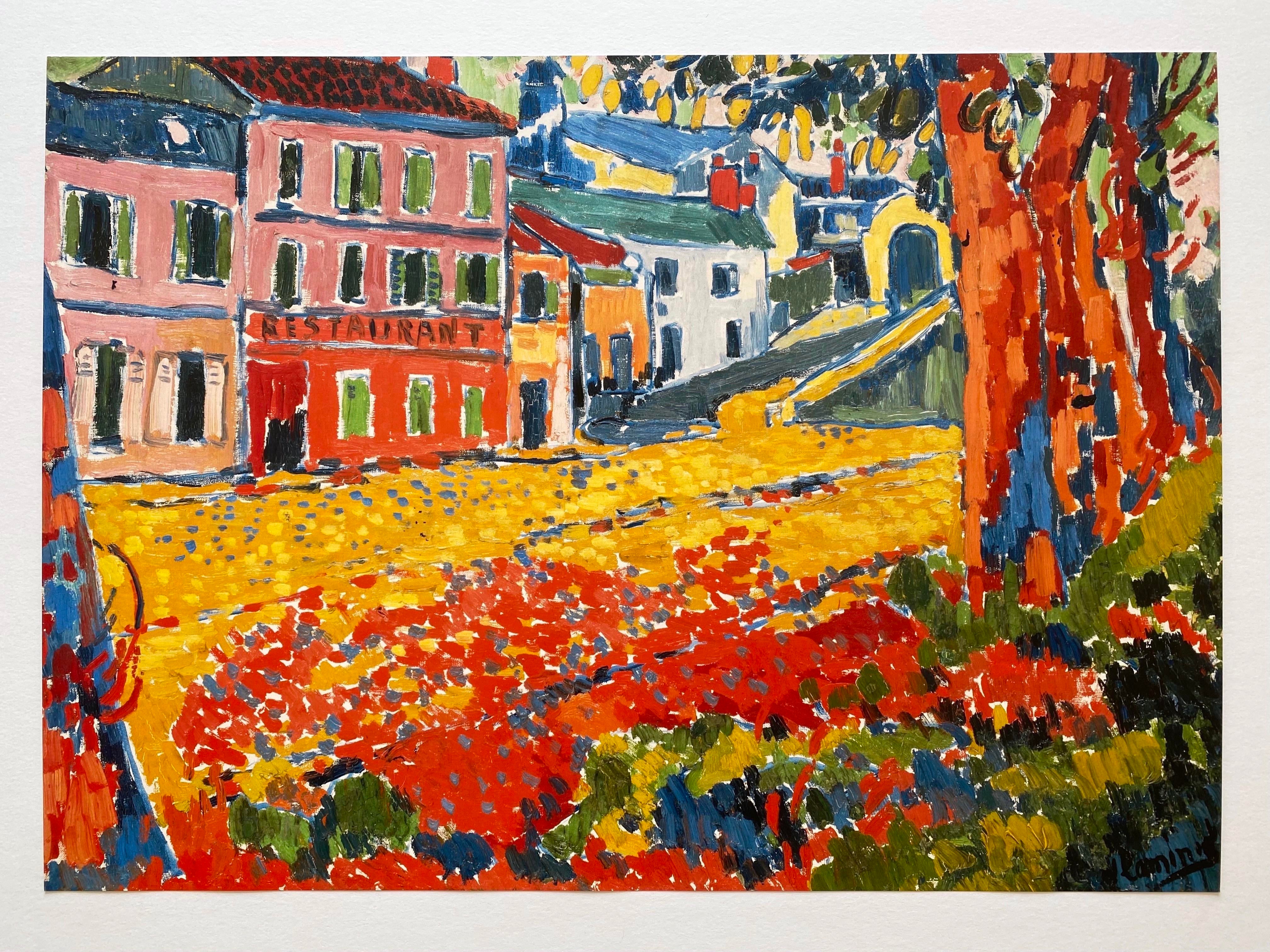 Maurice De Vlaminck Fauvism Offset Lithograph Print French Museum