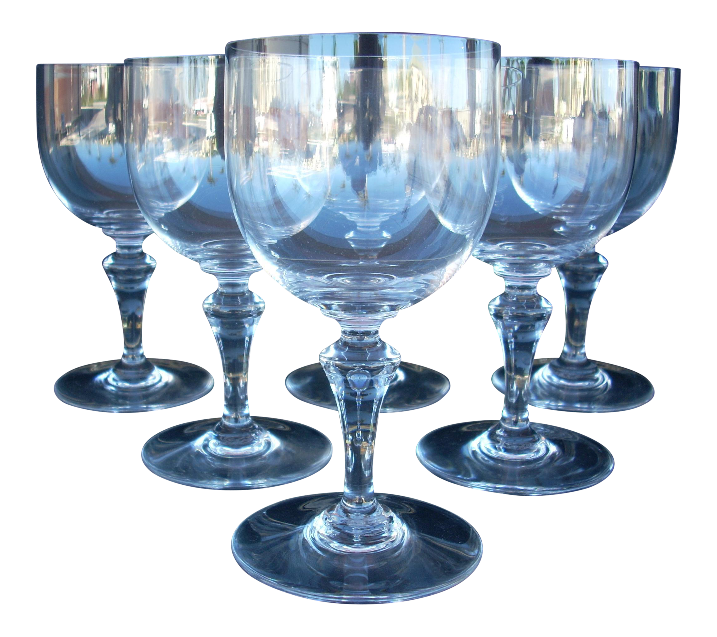 Vintage Baccarat Crystal Wine Glasses Set of 6 Chairish