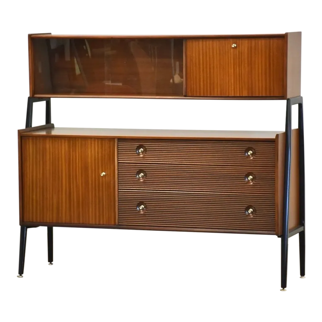 1960s Nathan Furniture Teak Sideboard Credenza | Chairish