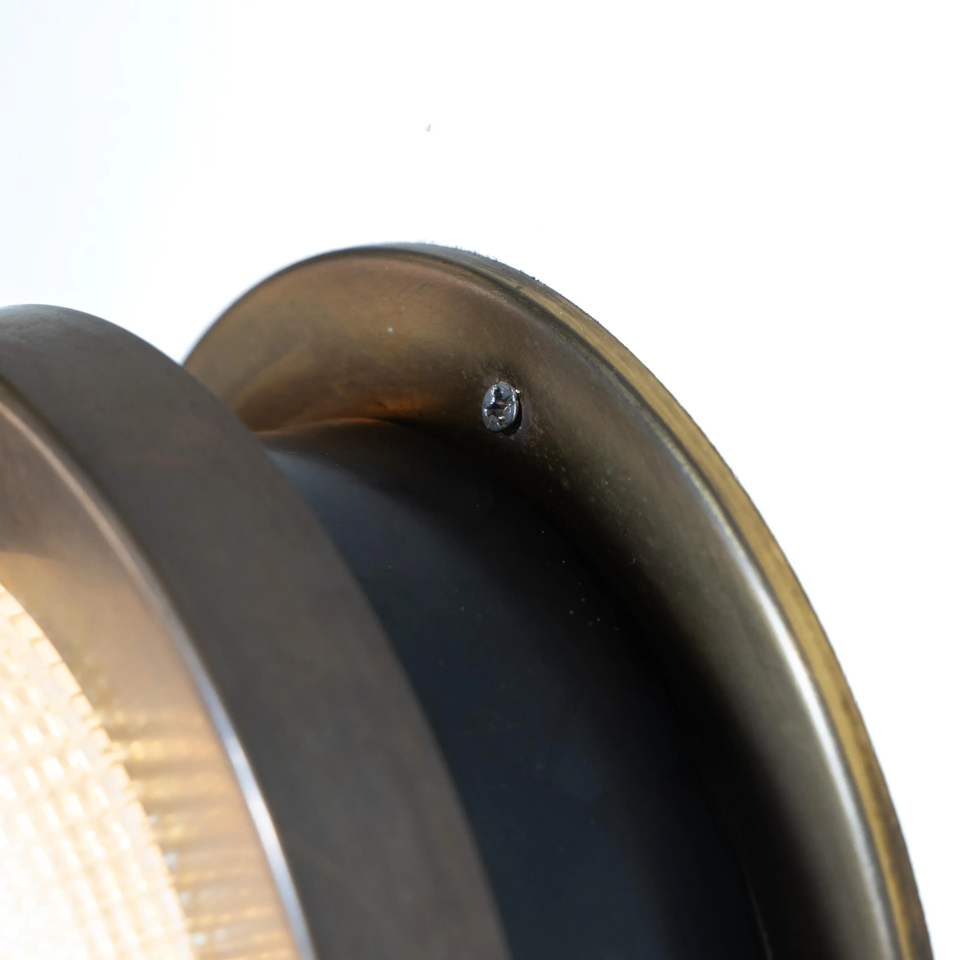 Wall Sconces in Brass and Prismatic Glass from Stilnovo, 1950s, Set of 3