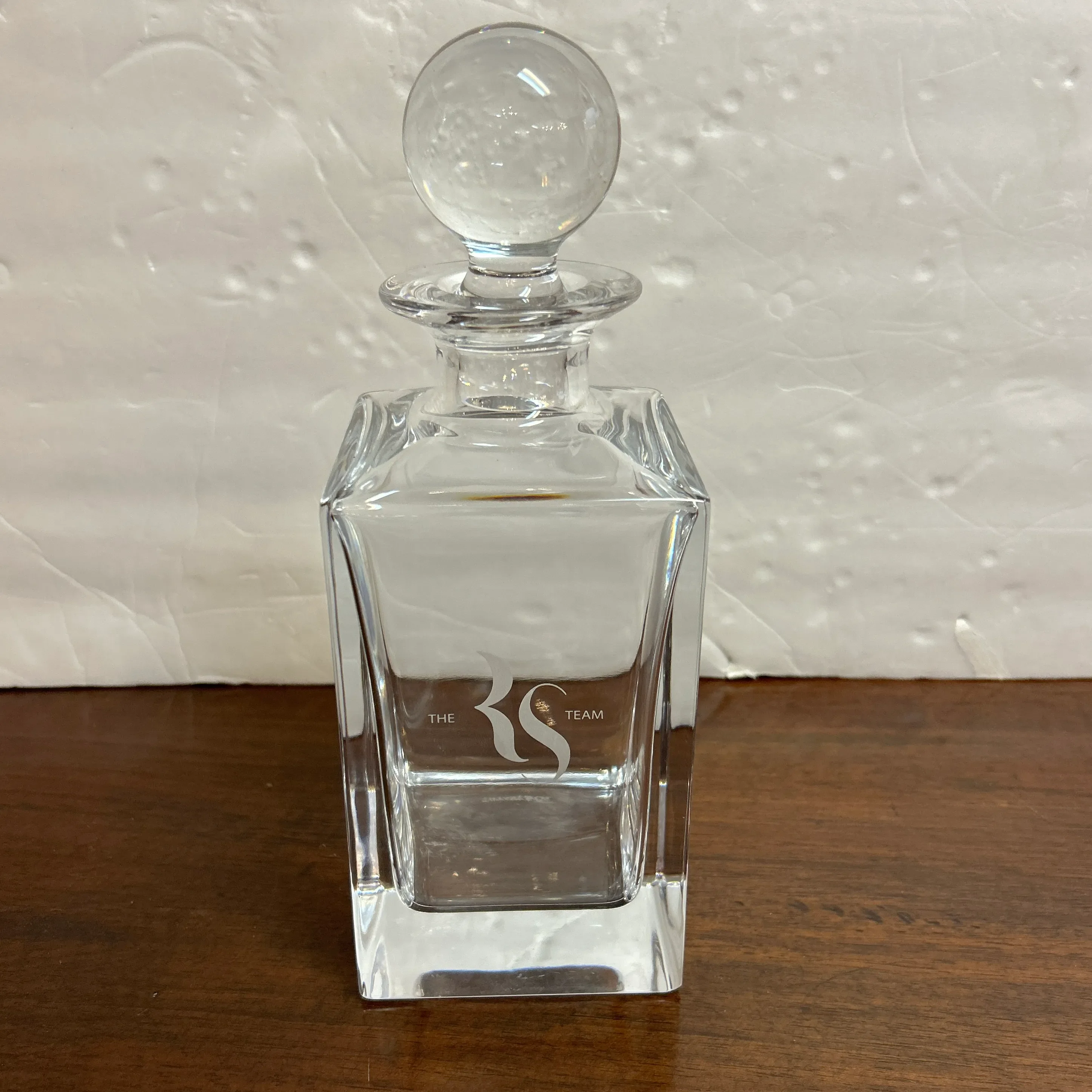 Square Decanter Tiffany Wine Decanter Tiffany Etched Crystal