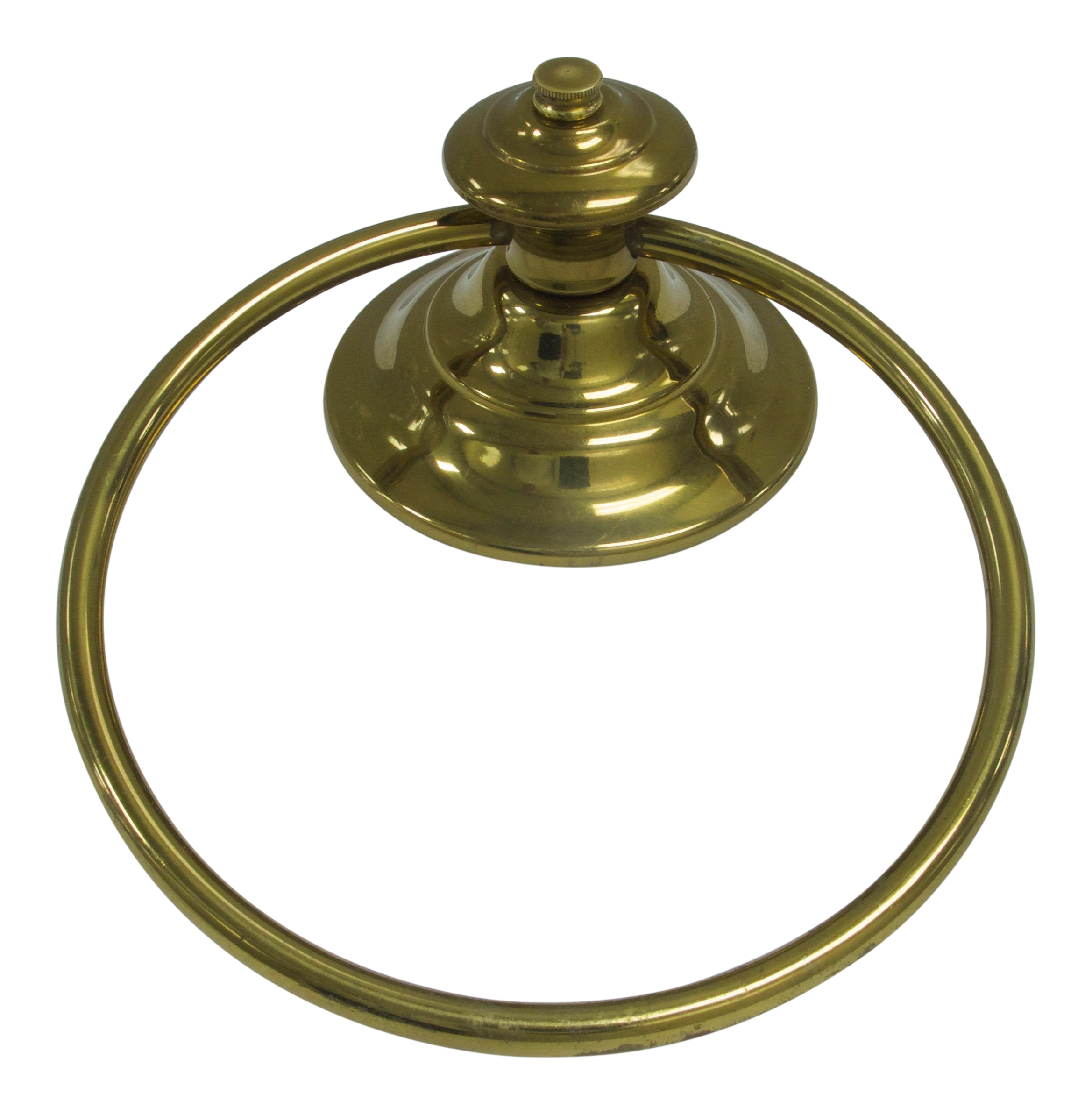 Mid Century Modern Brass Towel Ring Chairish