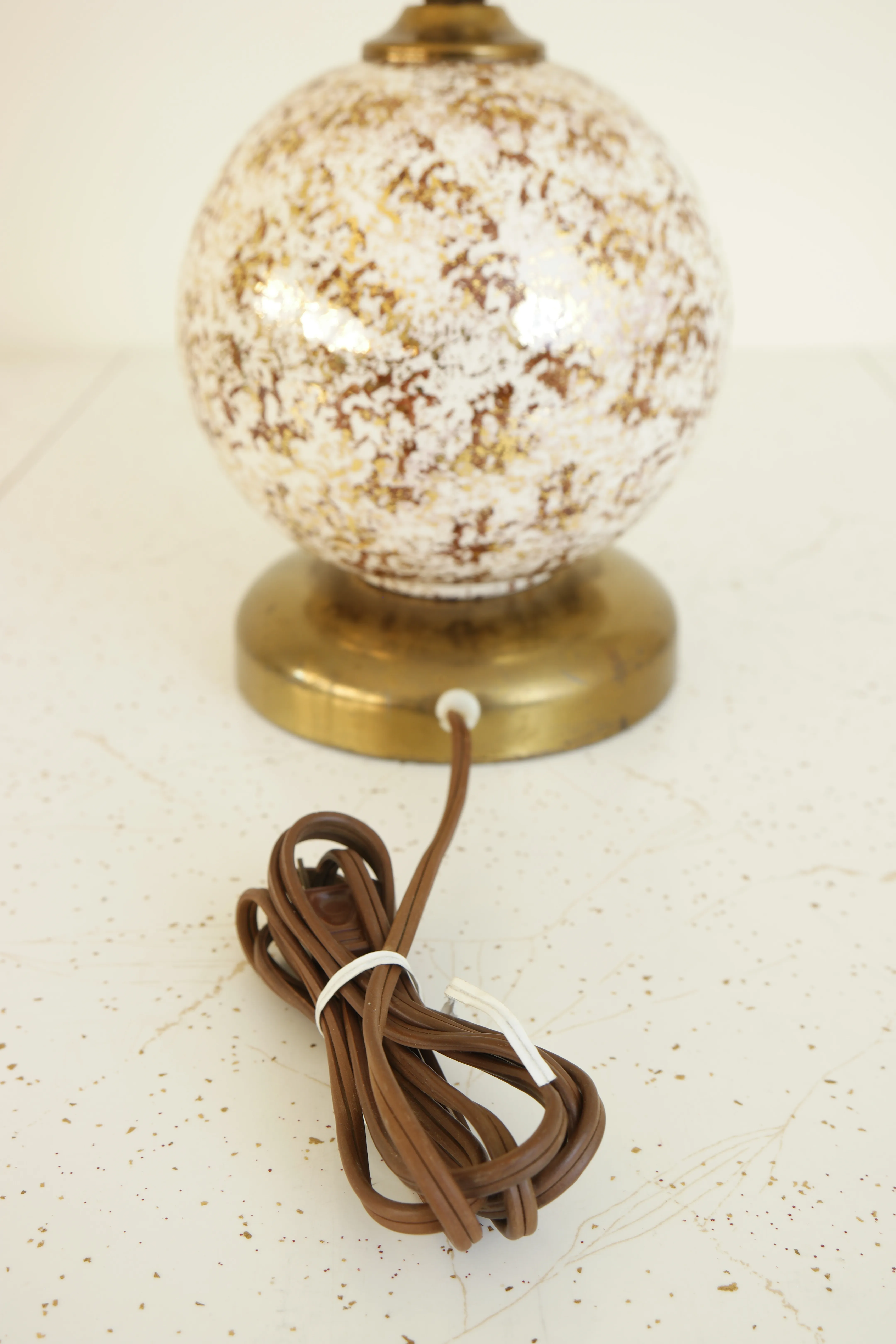 Starbucks Sangria and Gold Bling Tumblers Bundle1940s Vintage Gold & White Speckled Table Lamp