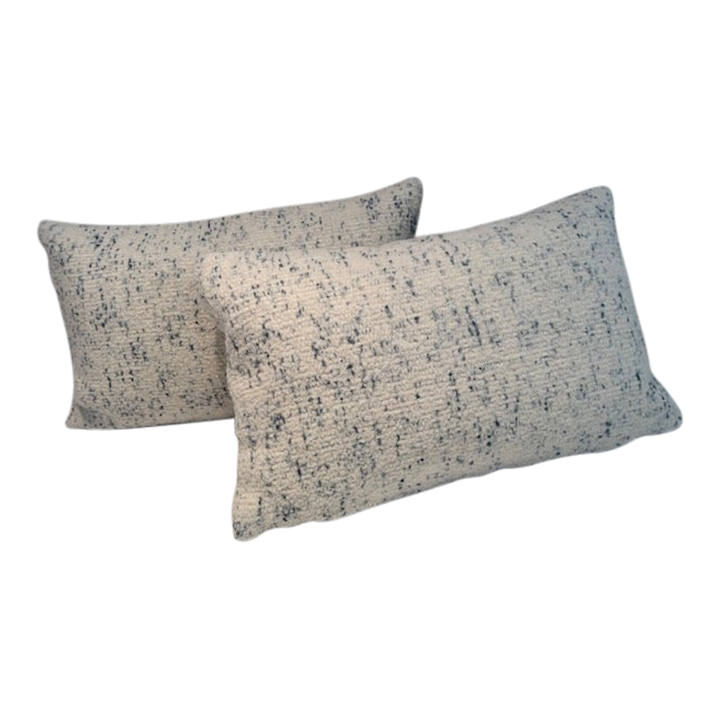 Set of 2 Alpaca Boucle Lumbar Pillows Chairish