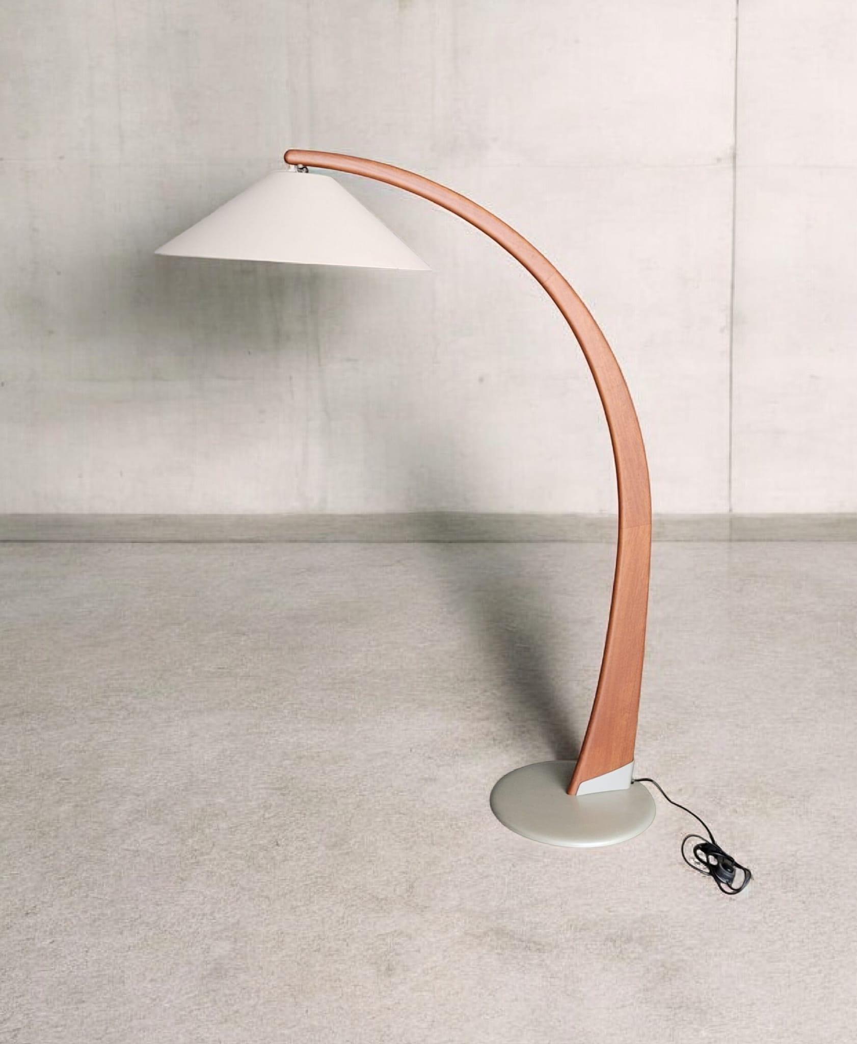 Luna Arched Floor Lamp from Natuzzi, Italy, 1990s