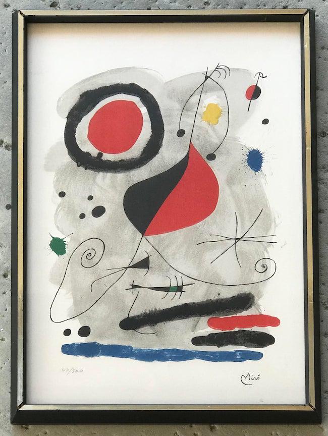 1964 Joan Miro Signed and Numbered Limited Edition