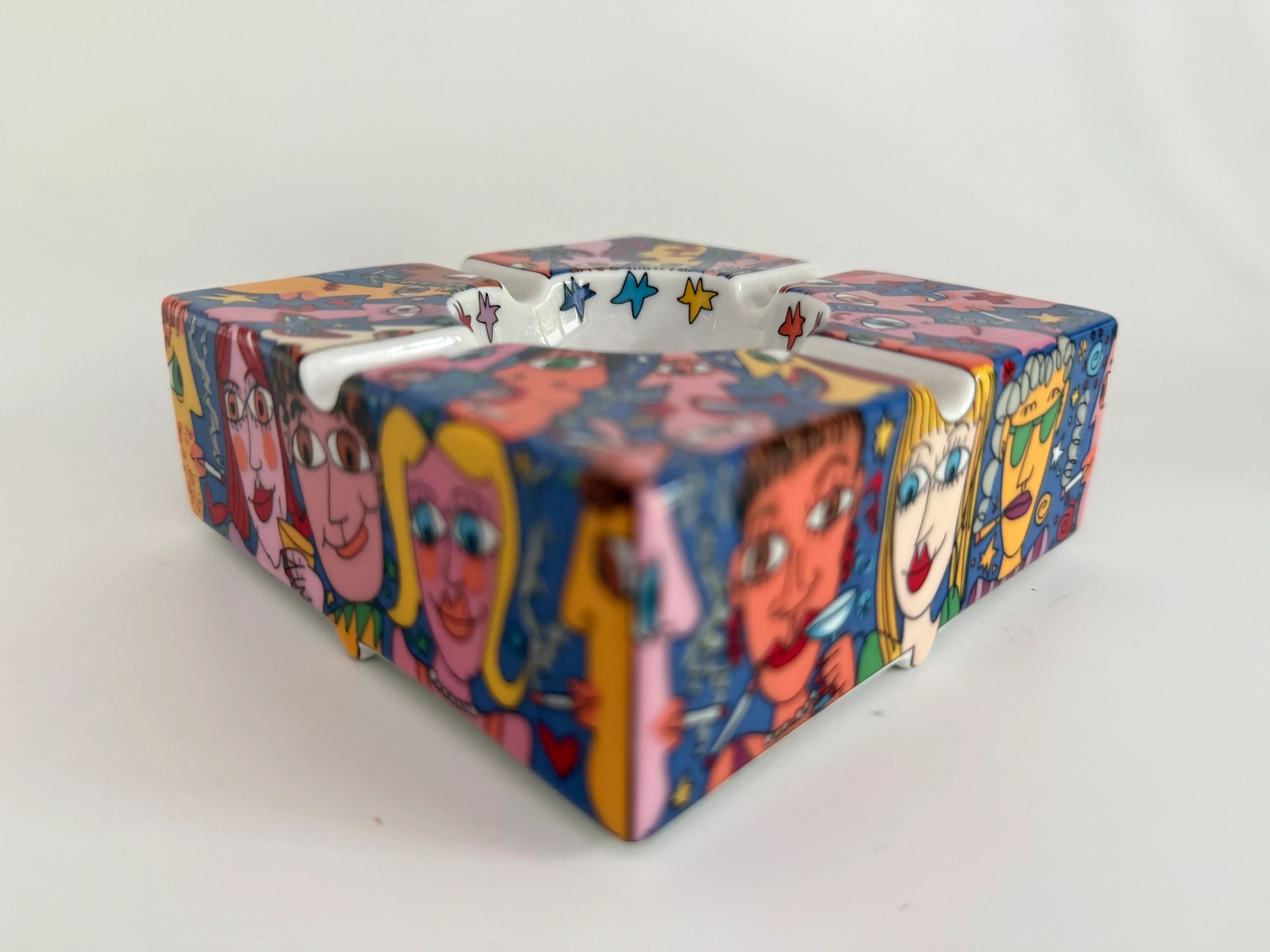 Limited Edition 2000 Ashtray by James Rizzi for Rosenthal / Philip