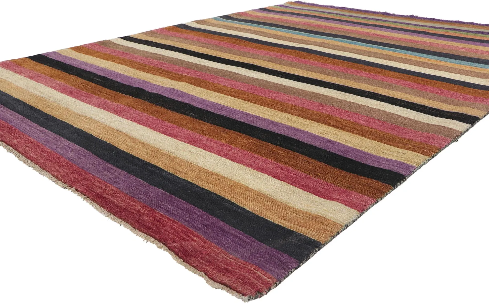 ラグ VINTAGE 70&#39;s COTTON STRIPED FRINGE RUG $_1.JPG?set_id=880000500F