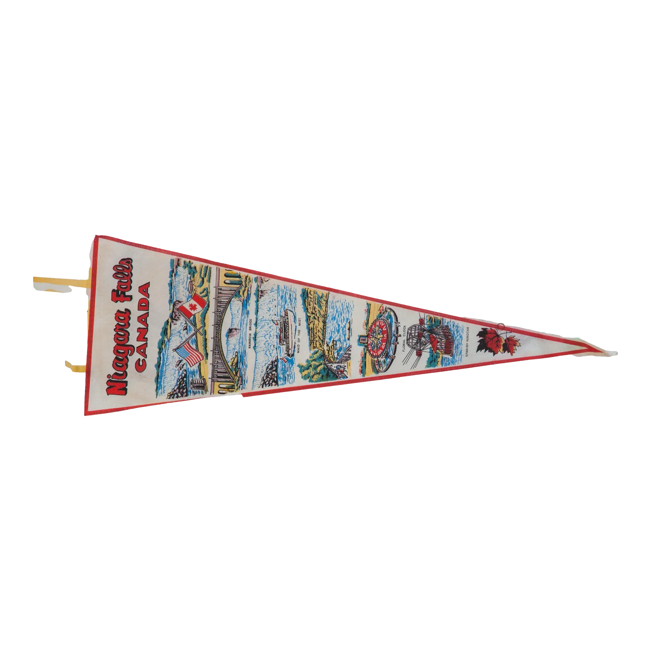 Niagara Falls Canada Felt Flag Pennant Chairish