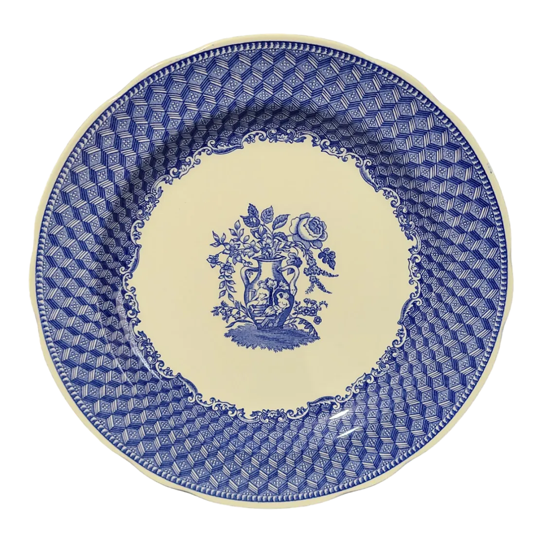 Late 20th Century Blue & White Neoclassical Spode "Portland Vase