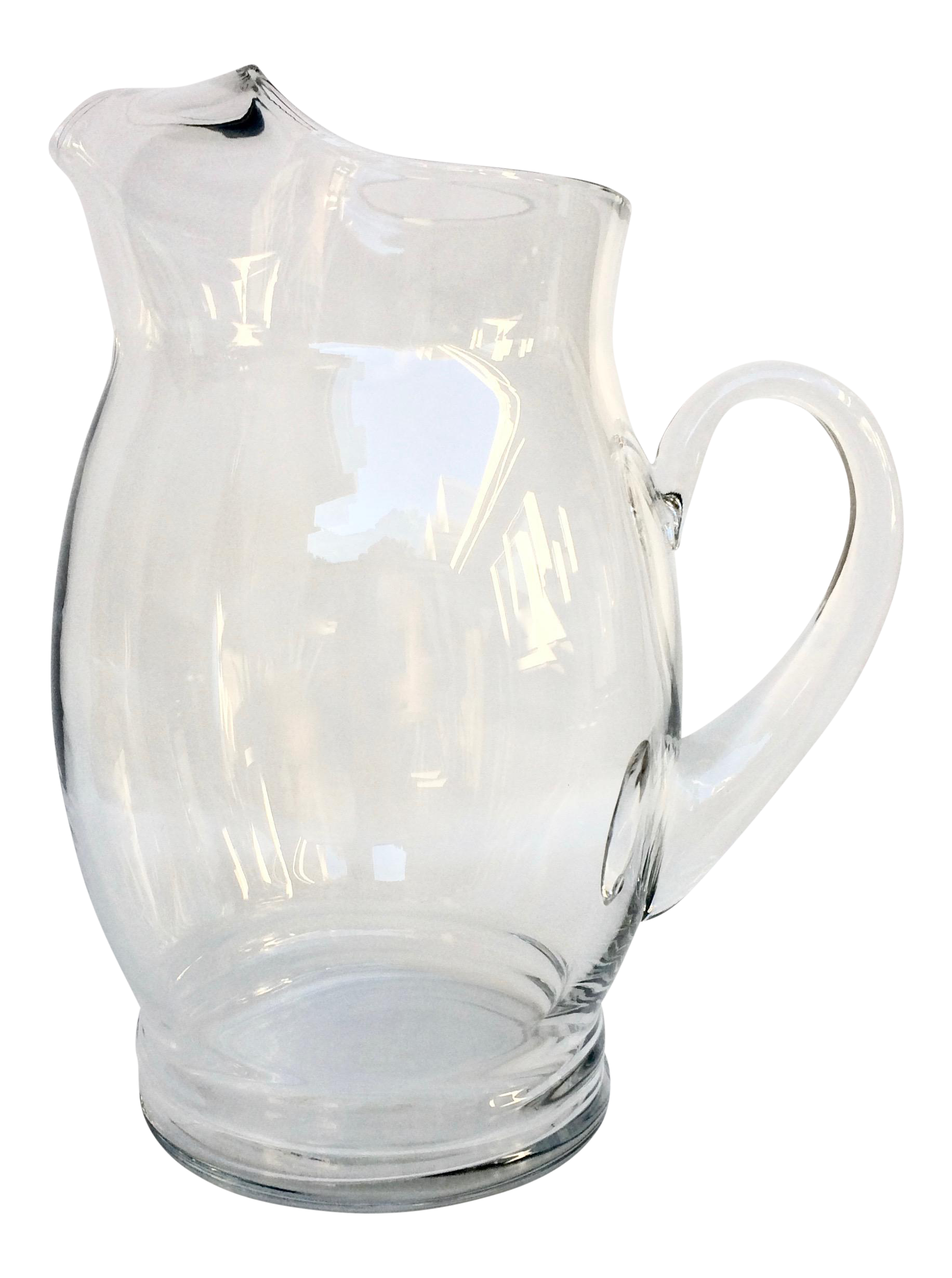 Vintage Glass Pitcher Chairish