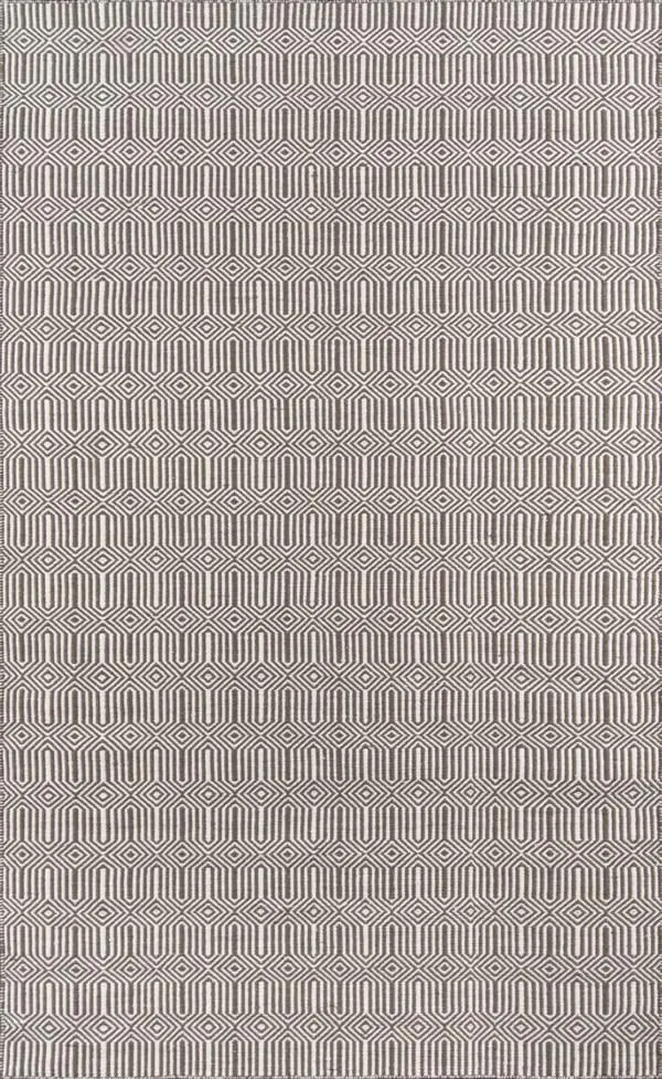 Erin Gates Newton Holden Brown Hand Woven Recycled Plastic Area Rug 2