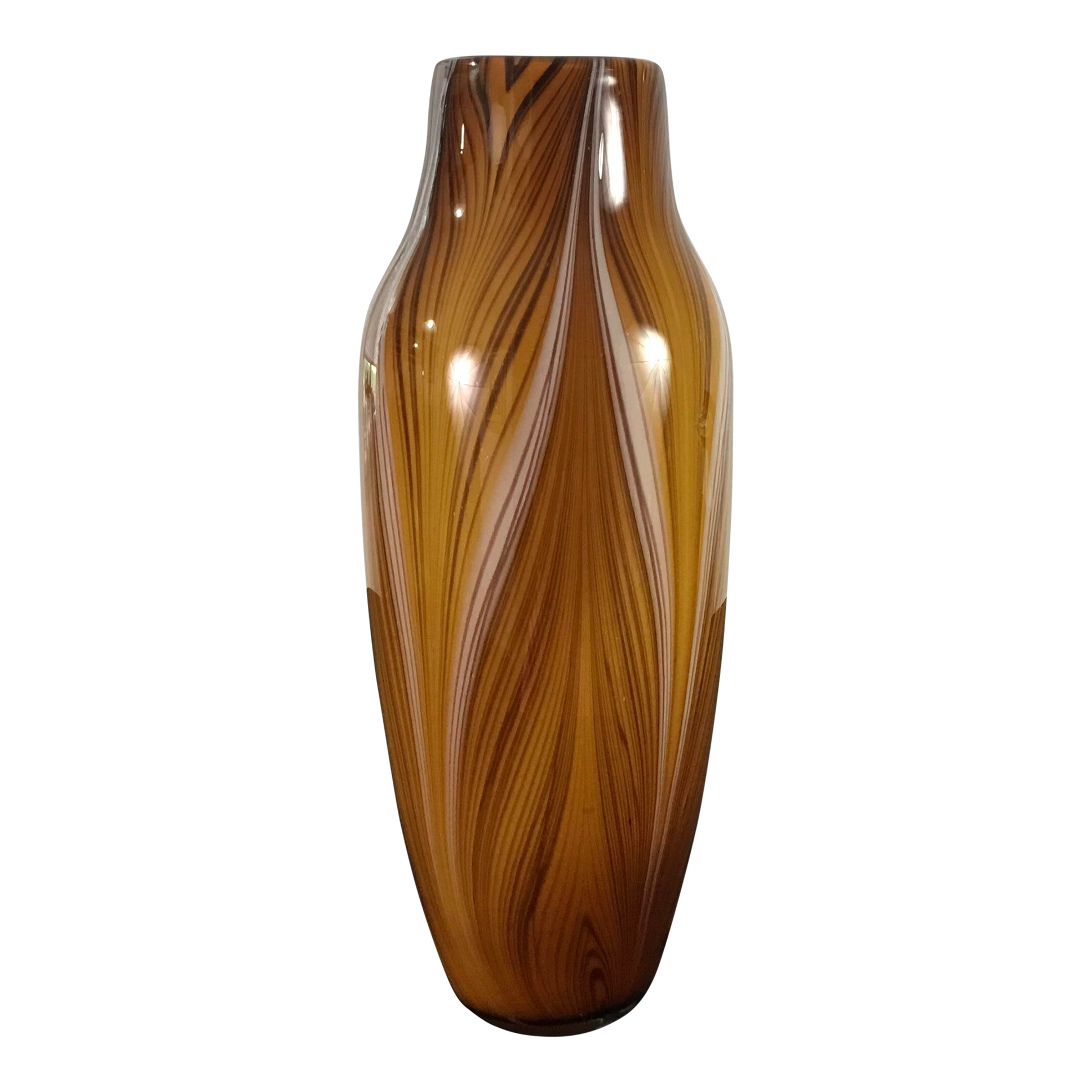Large Hand Blown Glass Vase Chairish