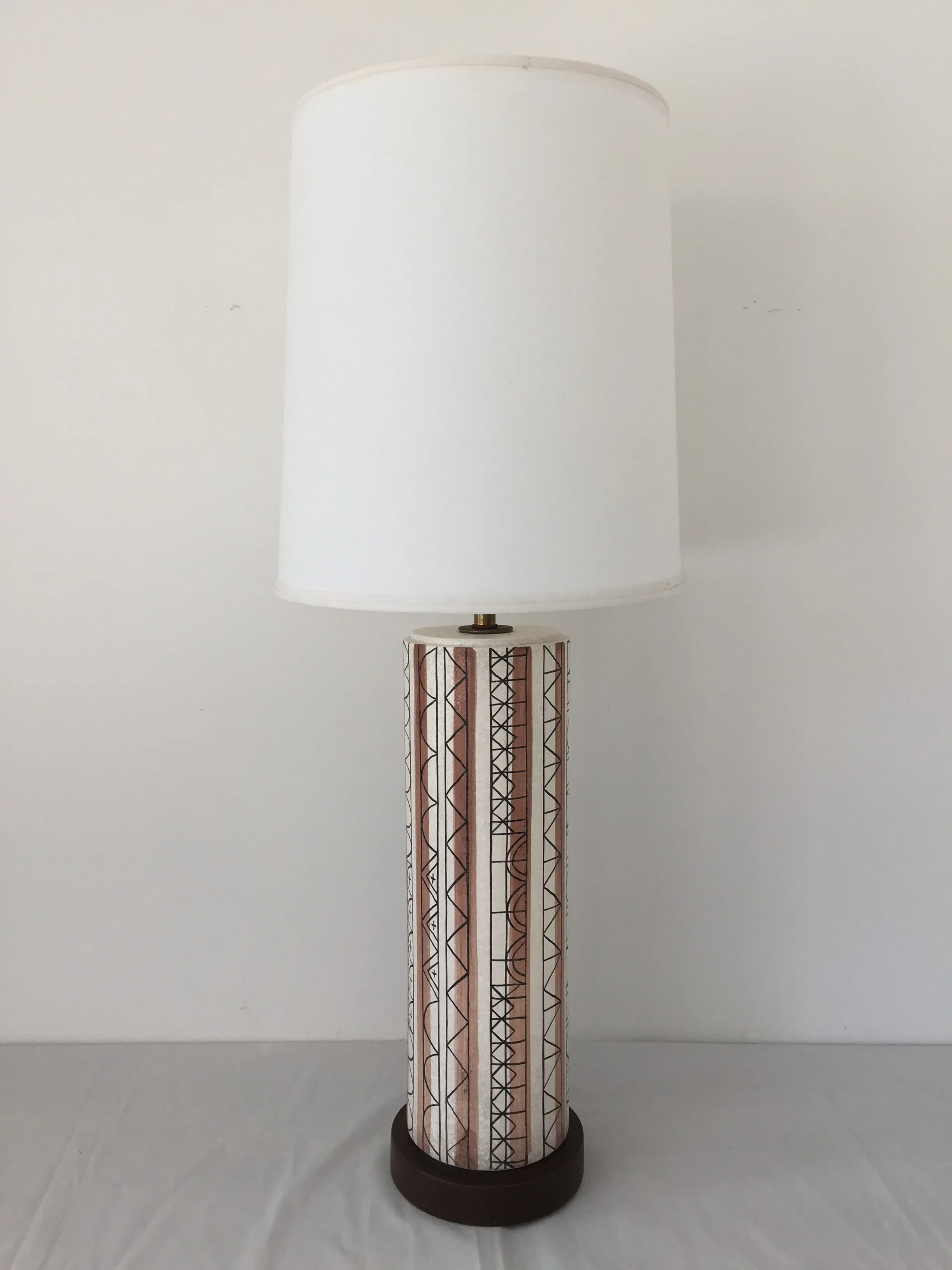 Mid Century Modern Studio Ceramic Table Lamp