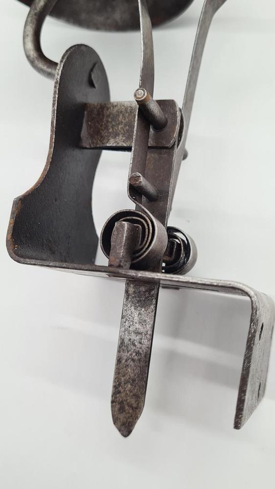 French Art Nouveau Doorbell in Gray Metal, 1890s