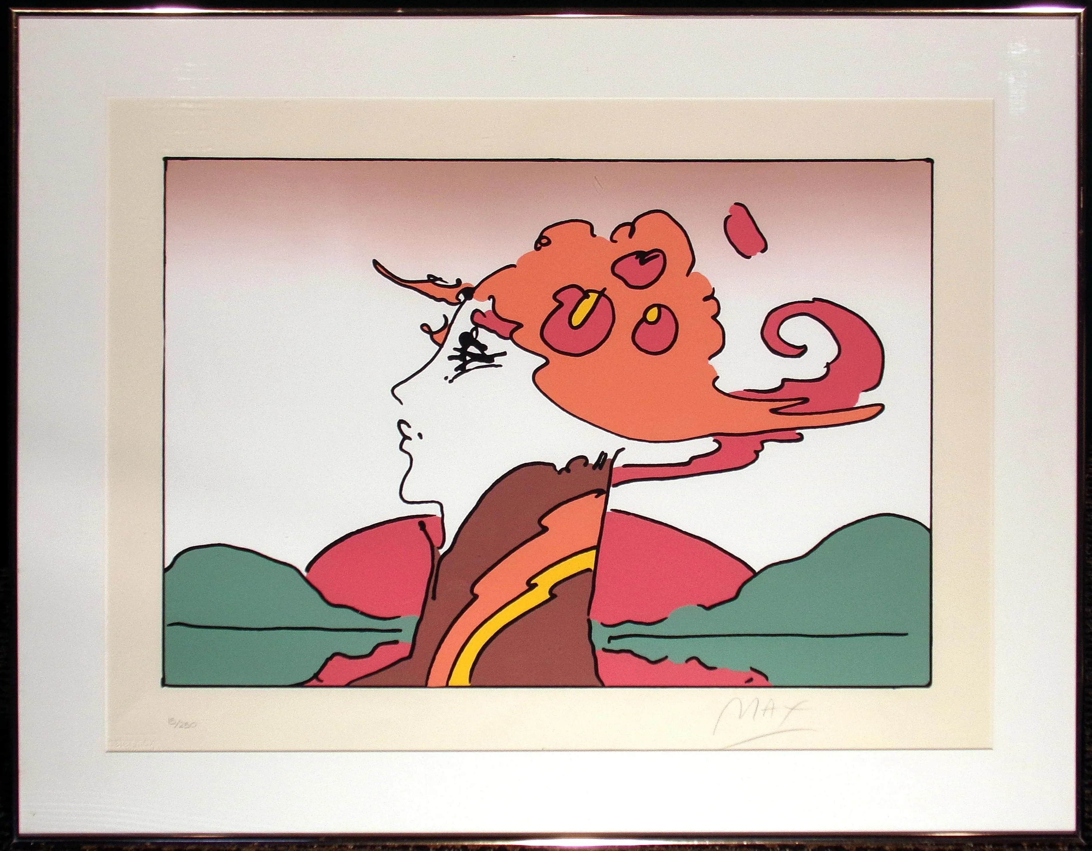 Hansa シマウマ Portraits of Nature art 26009 peter-max-mountain-girl-hand-