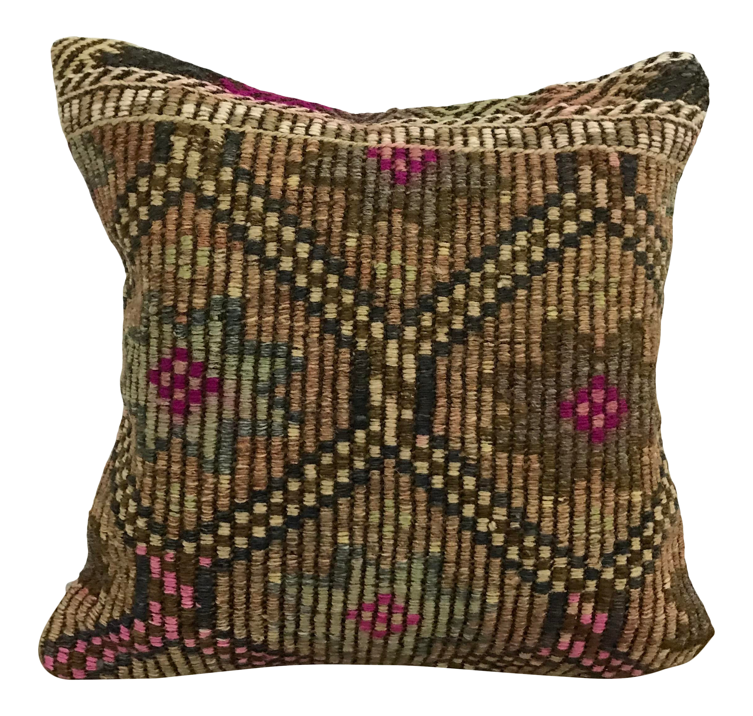 Pink kilim clearance pillow
