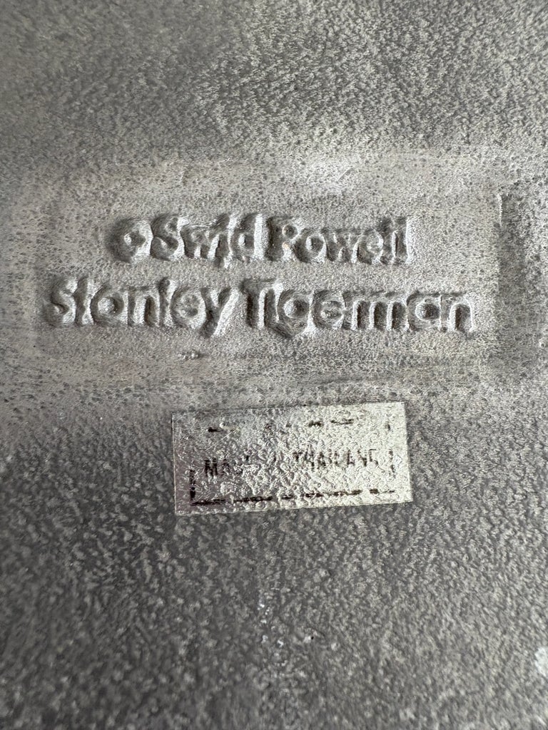 1980s Postmodern Stanley Tigerman for Swid Powell Wavy Long Metal 
