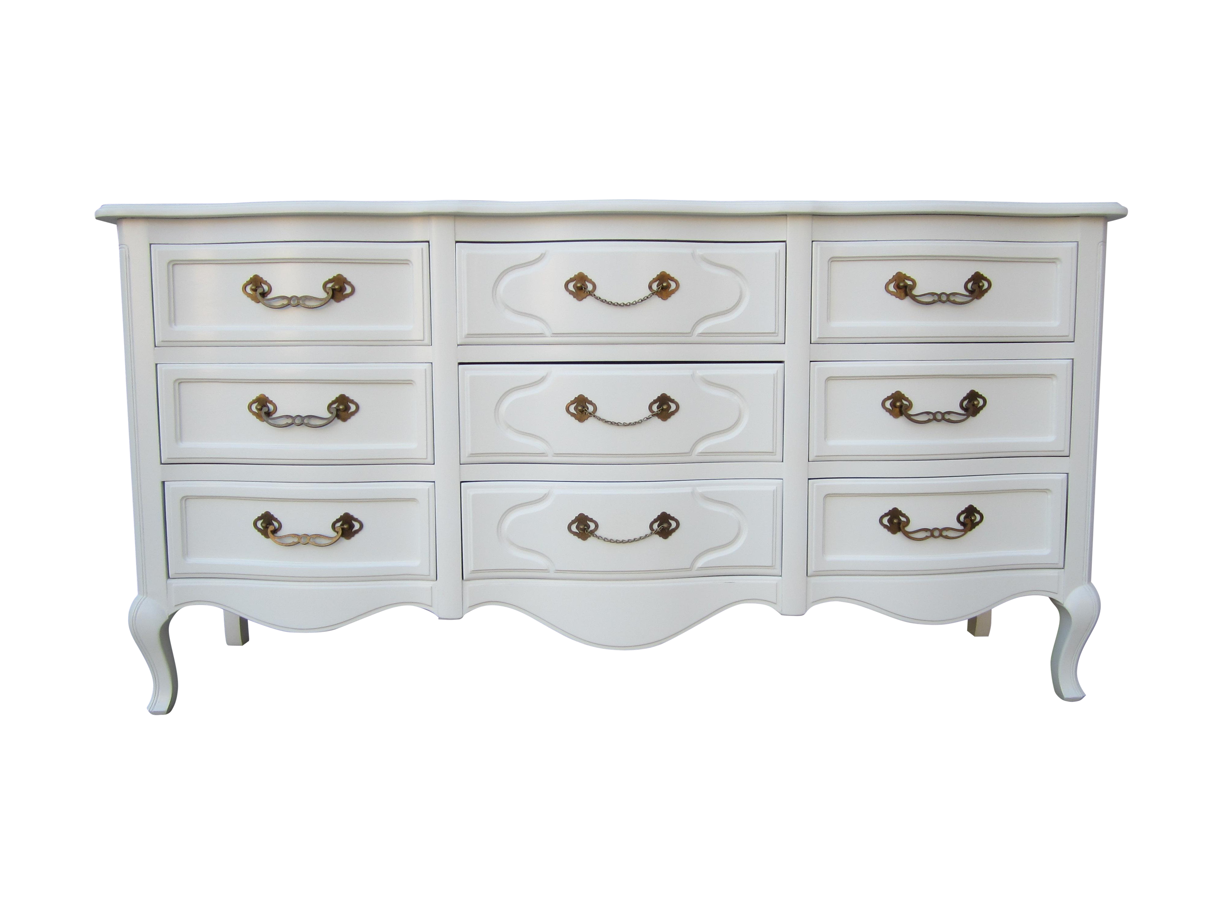 Drexel White Vintage French Country Dresser Chairish