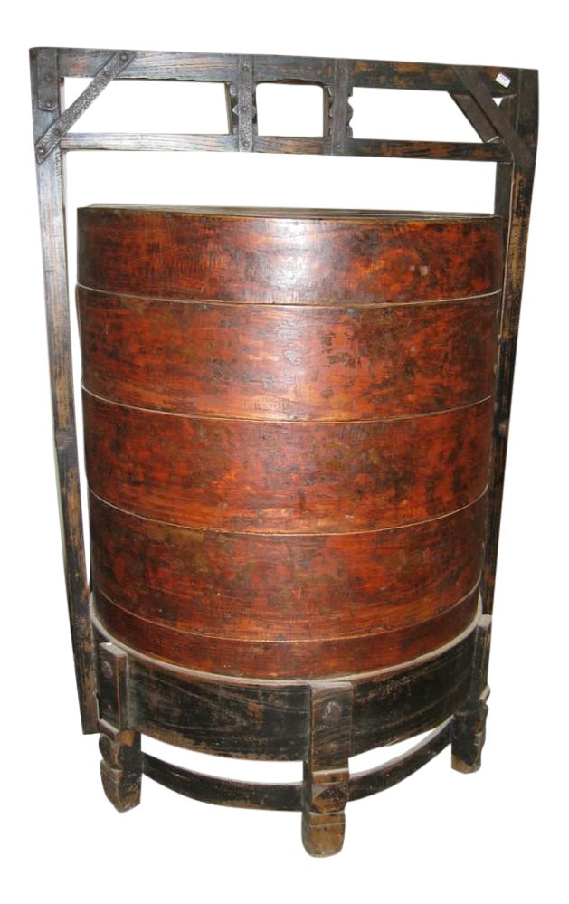 Antique Chinese Food Box | Chairish