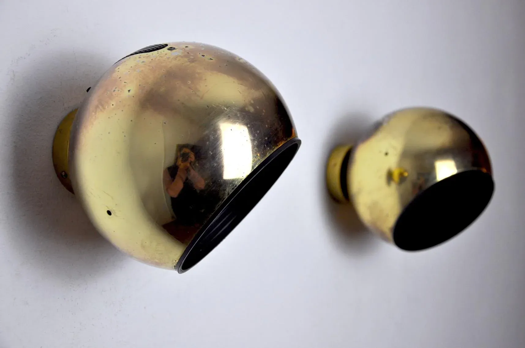 Spanish Space-Age Sconces from Fase, 1970s, Set of 2