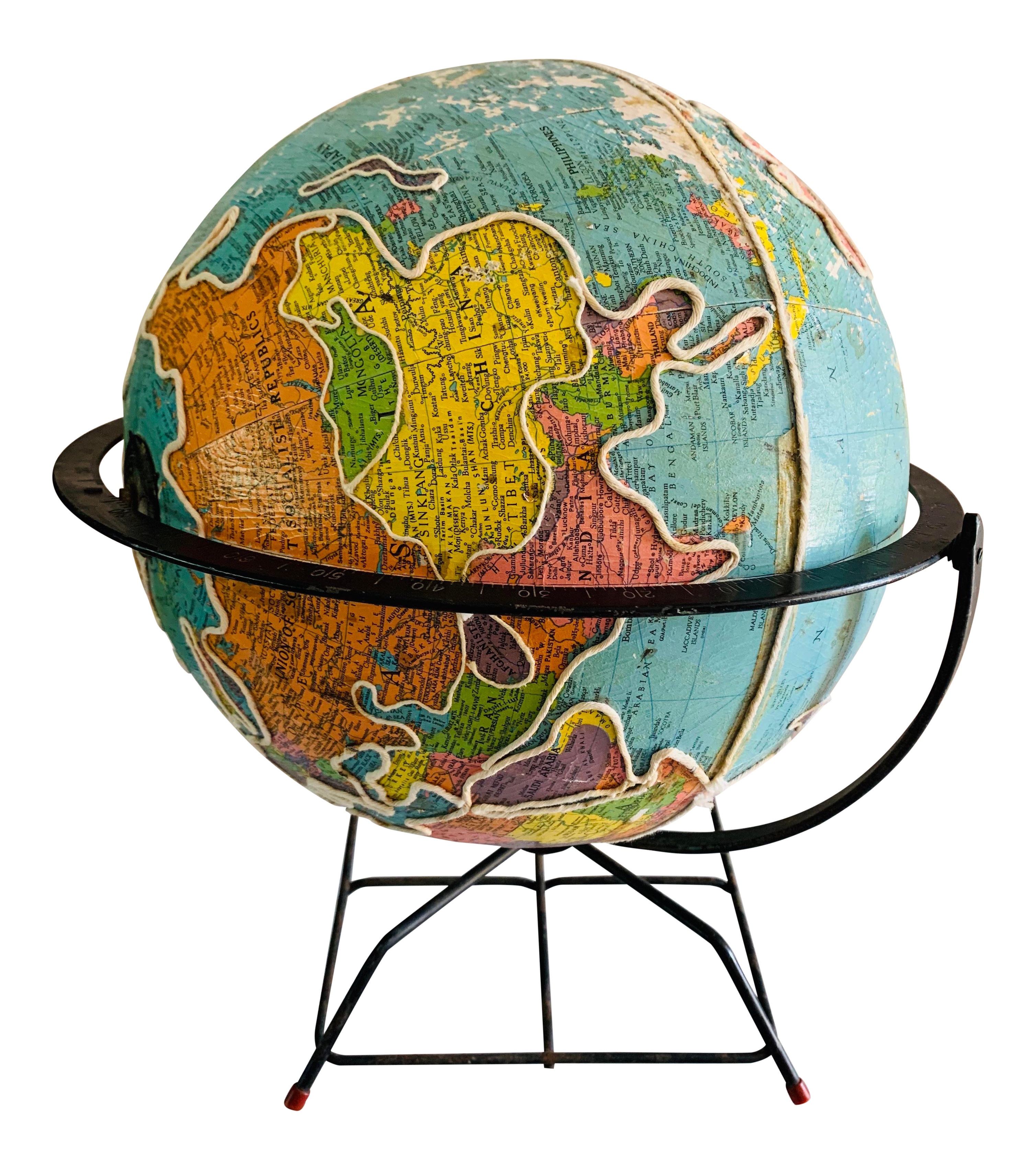 mid century globe