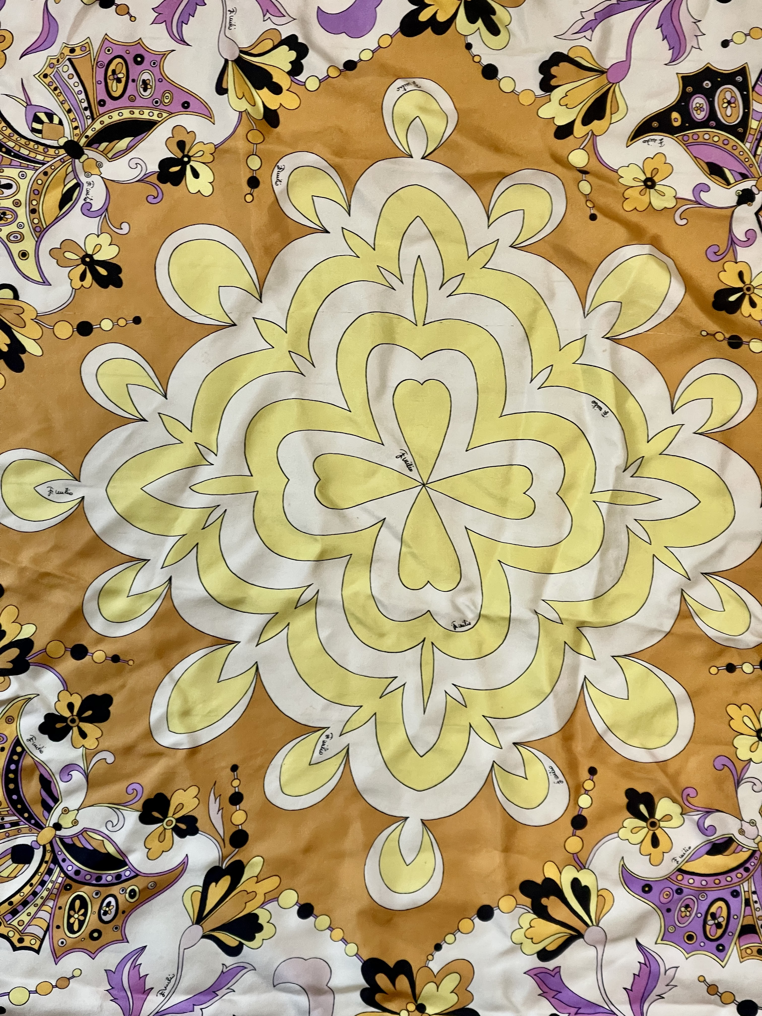Vintage Emilio Pucci for Saks Fifth Avenue Butterfly Silk