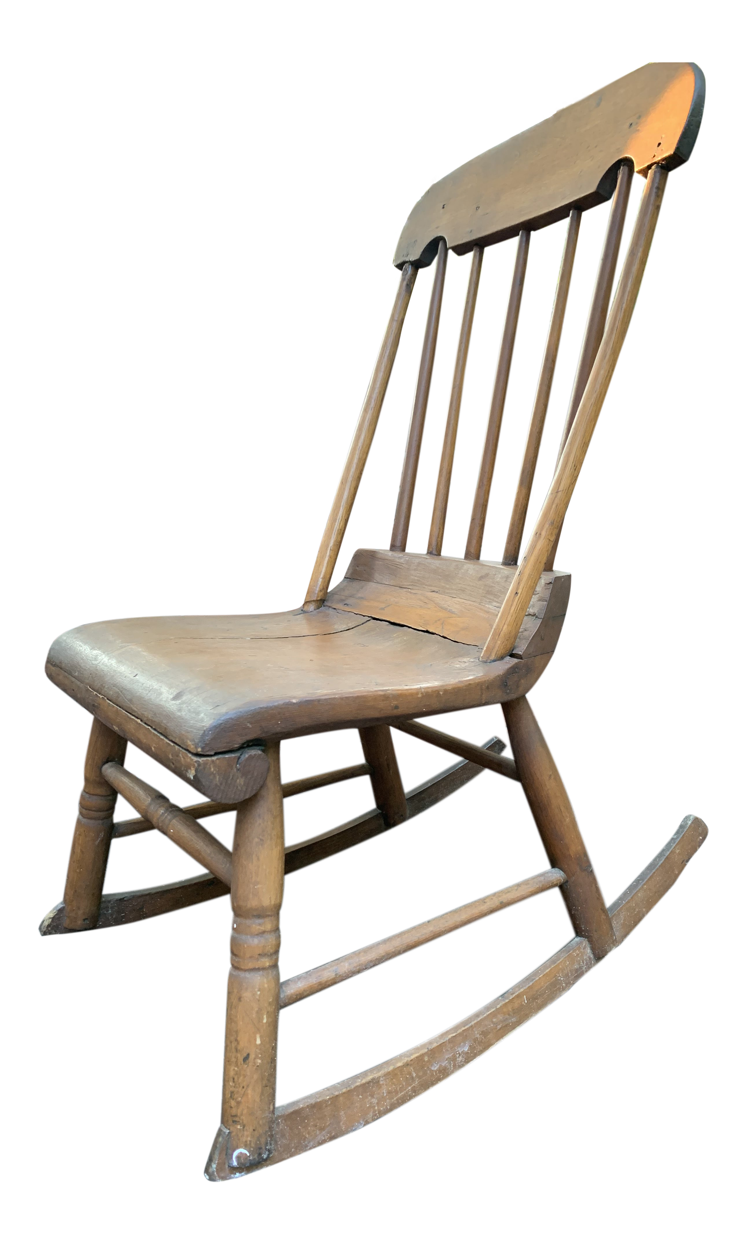 1830 S Vintage Wooden Rocking Chair Chairish