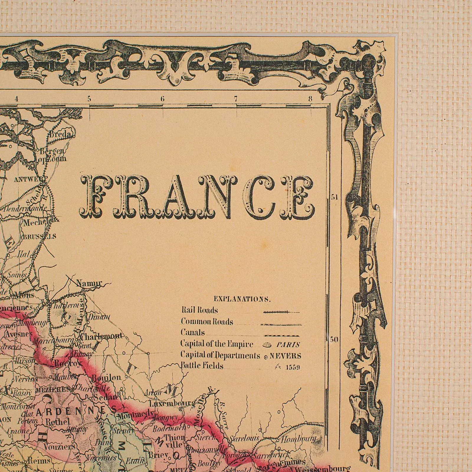 1970's Large Vintage France Map | Chairish