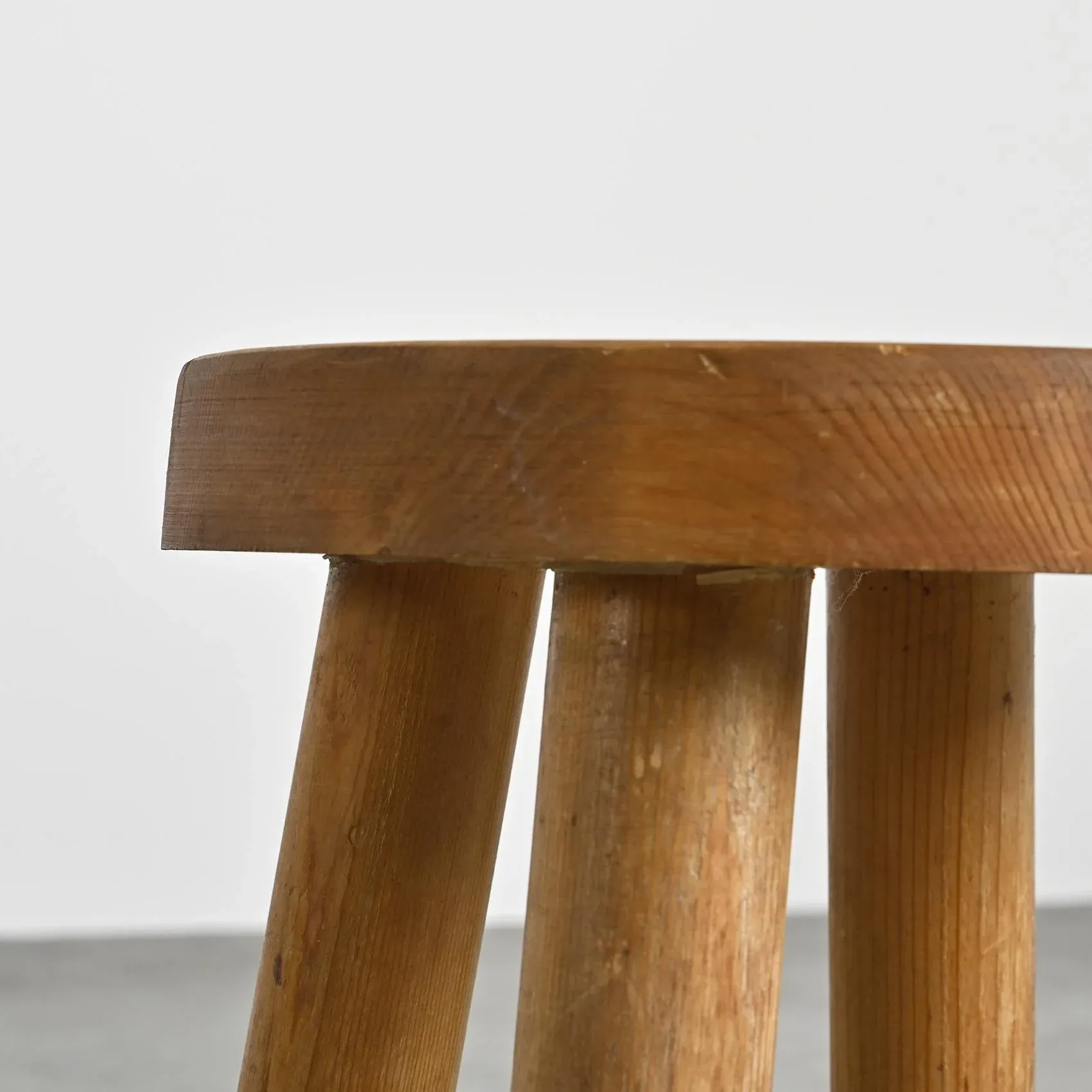シャルロットペリアン Les Arc stool 1960s Charlotte Perriand Les Arcs Pine Stools or Side Tables, 1960's, a