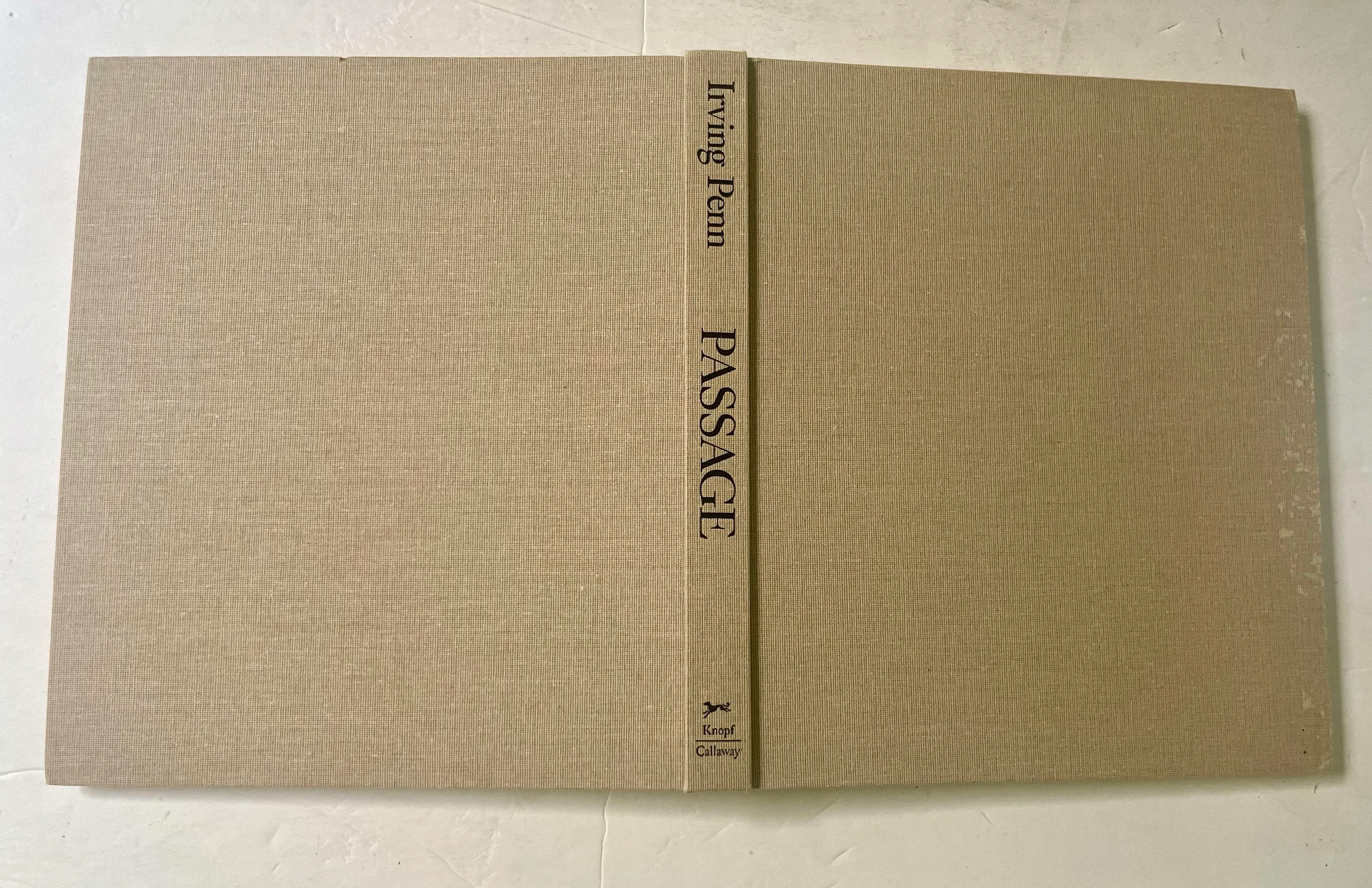 【Passage 】Irving Penn 1991年初版 Passage: A Work Record by Irving Penn, 1991, 1st Edition
