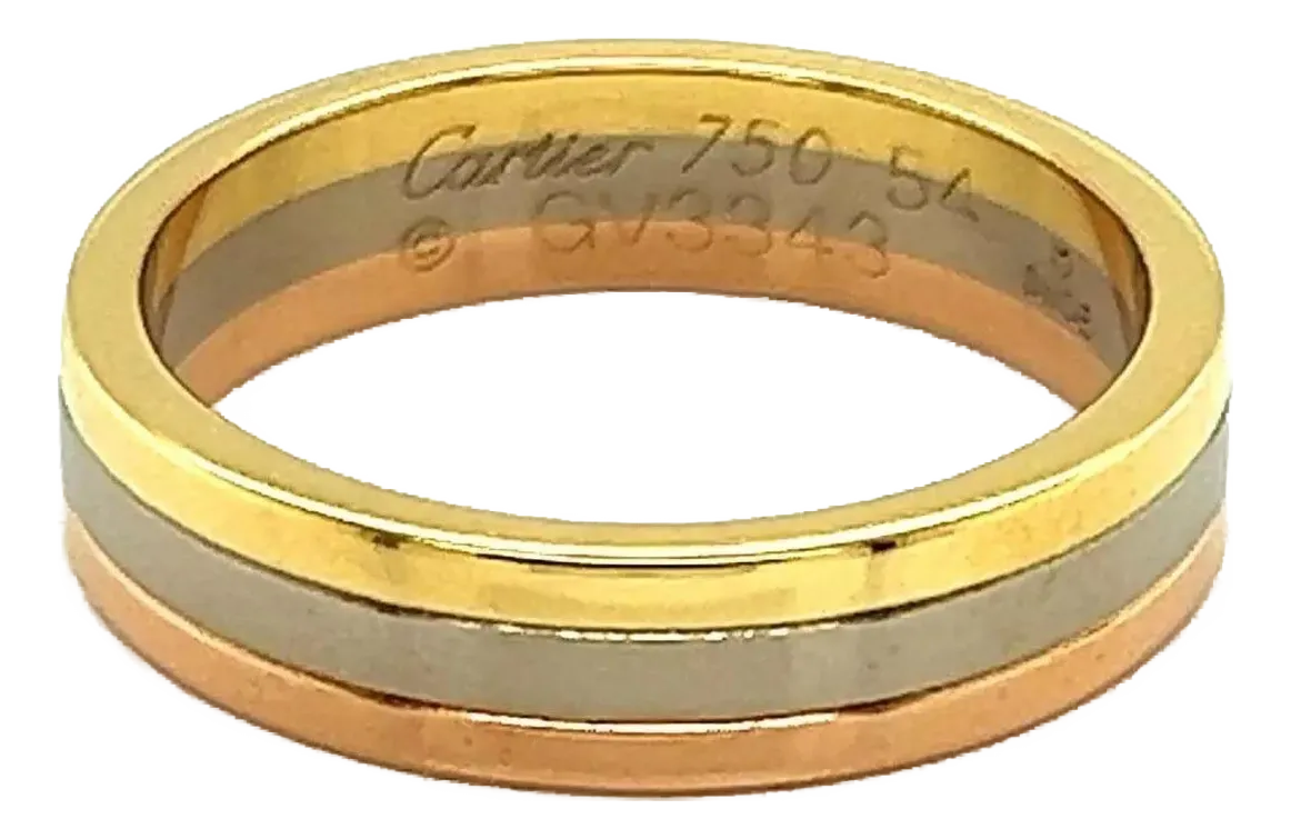 24849 - Cartier Vendome Louis Cartier 18k Tri-Color Gold 4.8