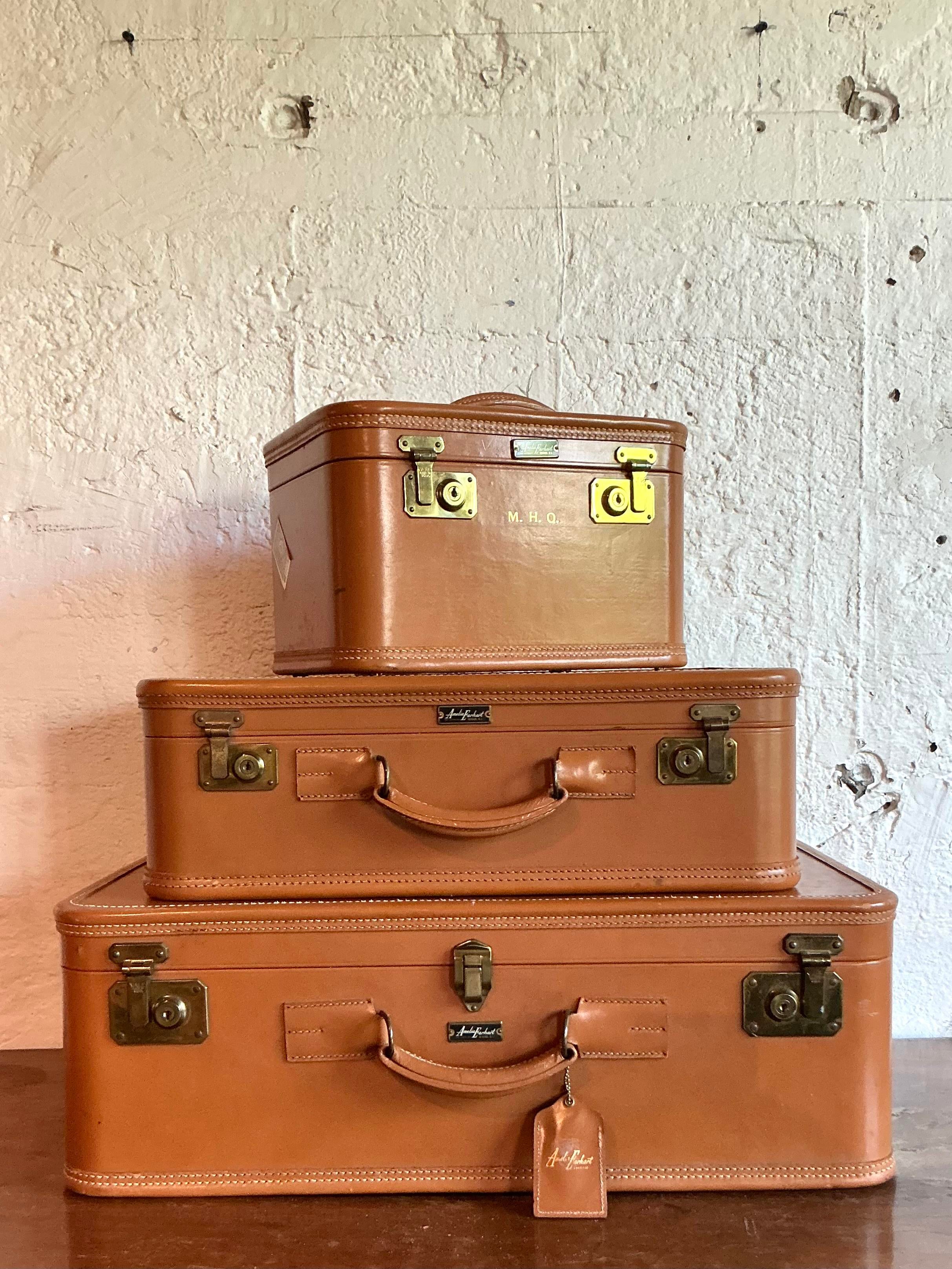 Vintage Boho Amelia Earhart Luggage Set Chairish