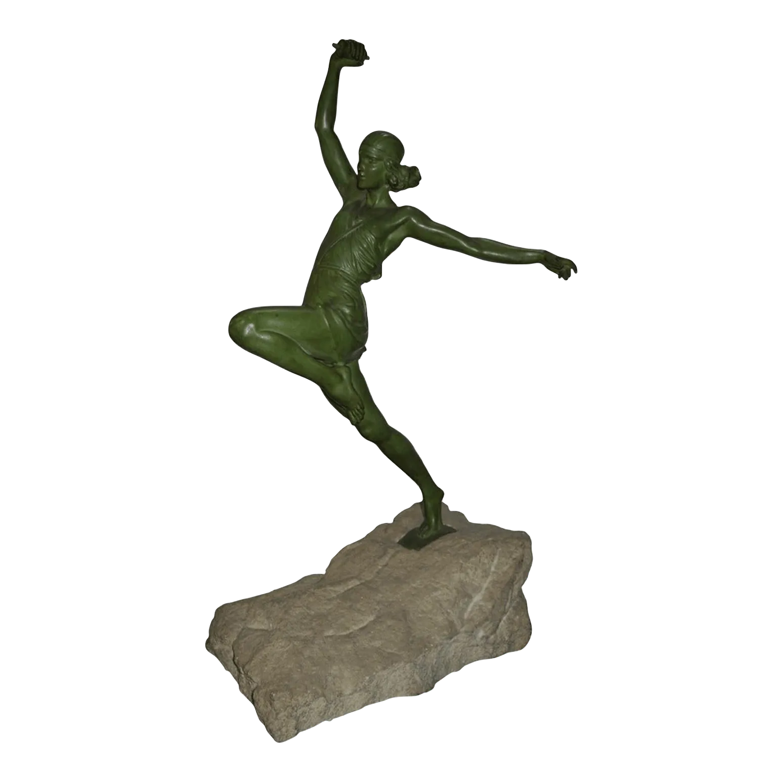 Beautiful Art Deco Statue Chairish