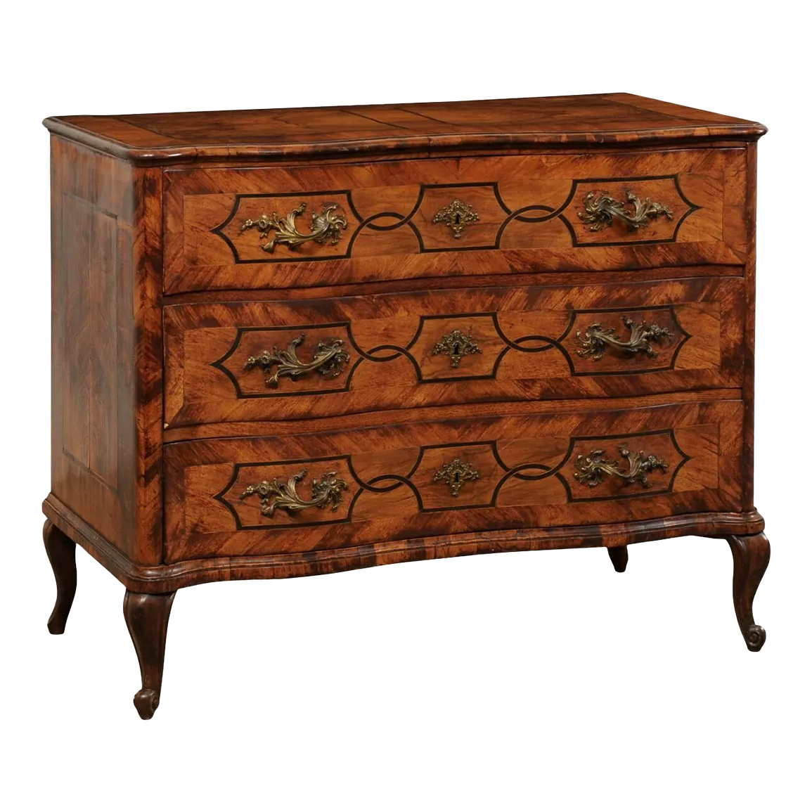 18th Century Italian Chest with BookMatch Veneer Chairish